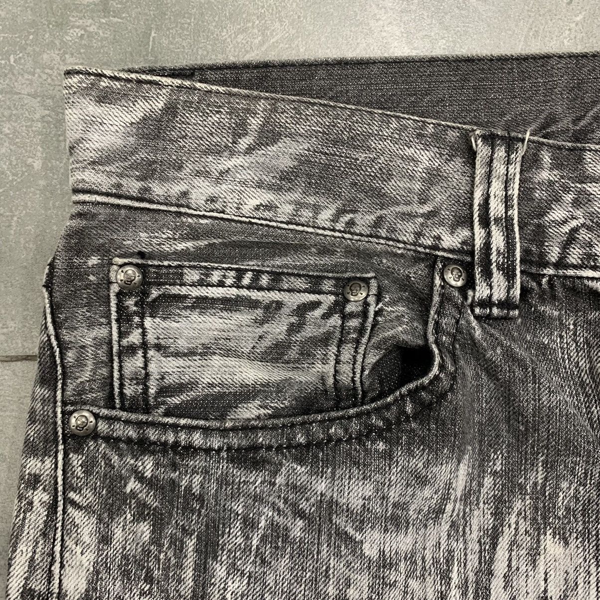 Japanese Brand 🔥Rare🔥 Funny Devil Punk Rock Skull Impulse Pleasure Denim Size US 31 - 8 Thumbnail