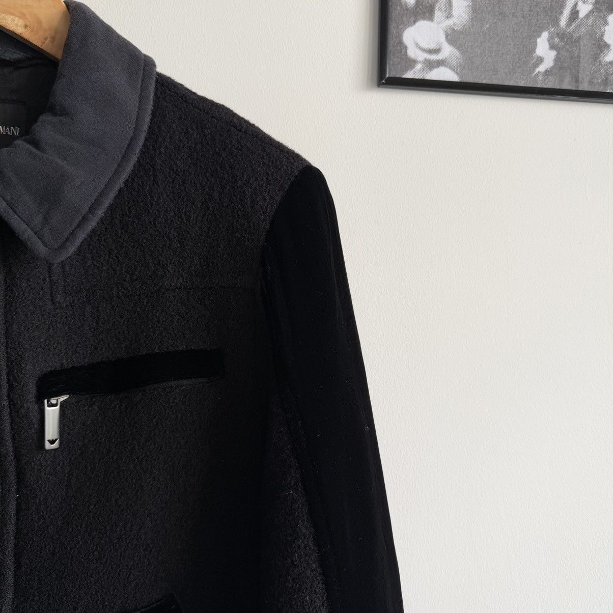 Emporio Armani AW05 Emporio Armani Velvet Tapered Wool Jacket Size US M / EU 48-50 / 2 - 4 Thumbnail