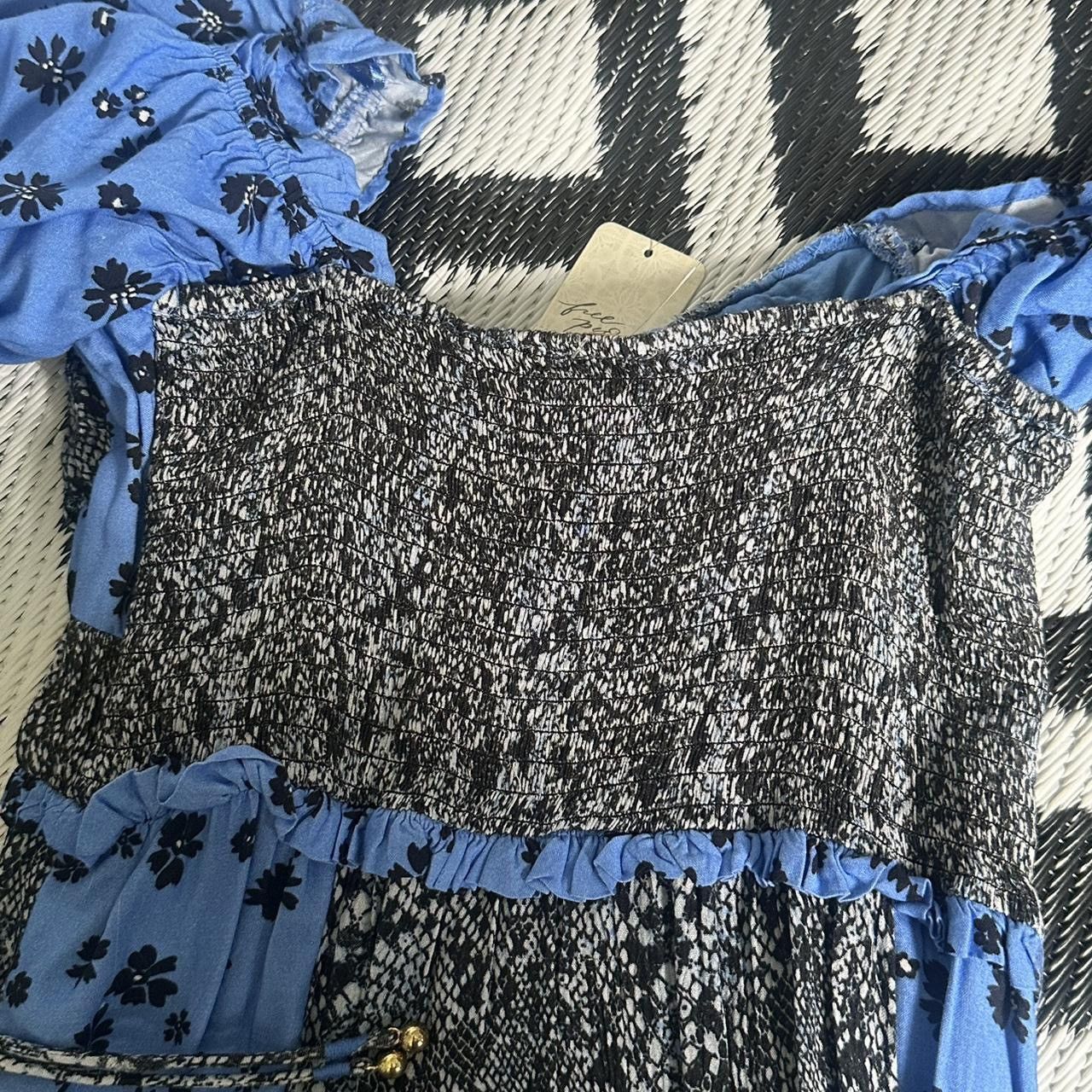 Free People Free People NWT Blue Floral Maxi Dress Size A MSRP: $168 Size S / US 4 / IT 40 - 9 Thumbnail