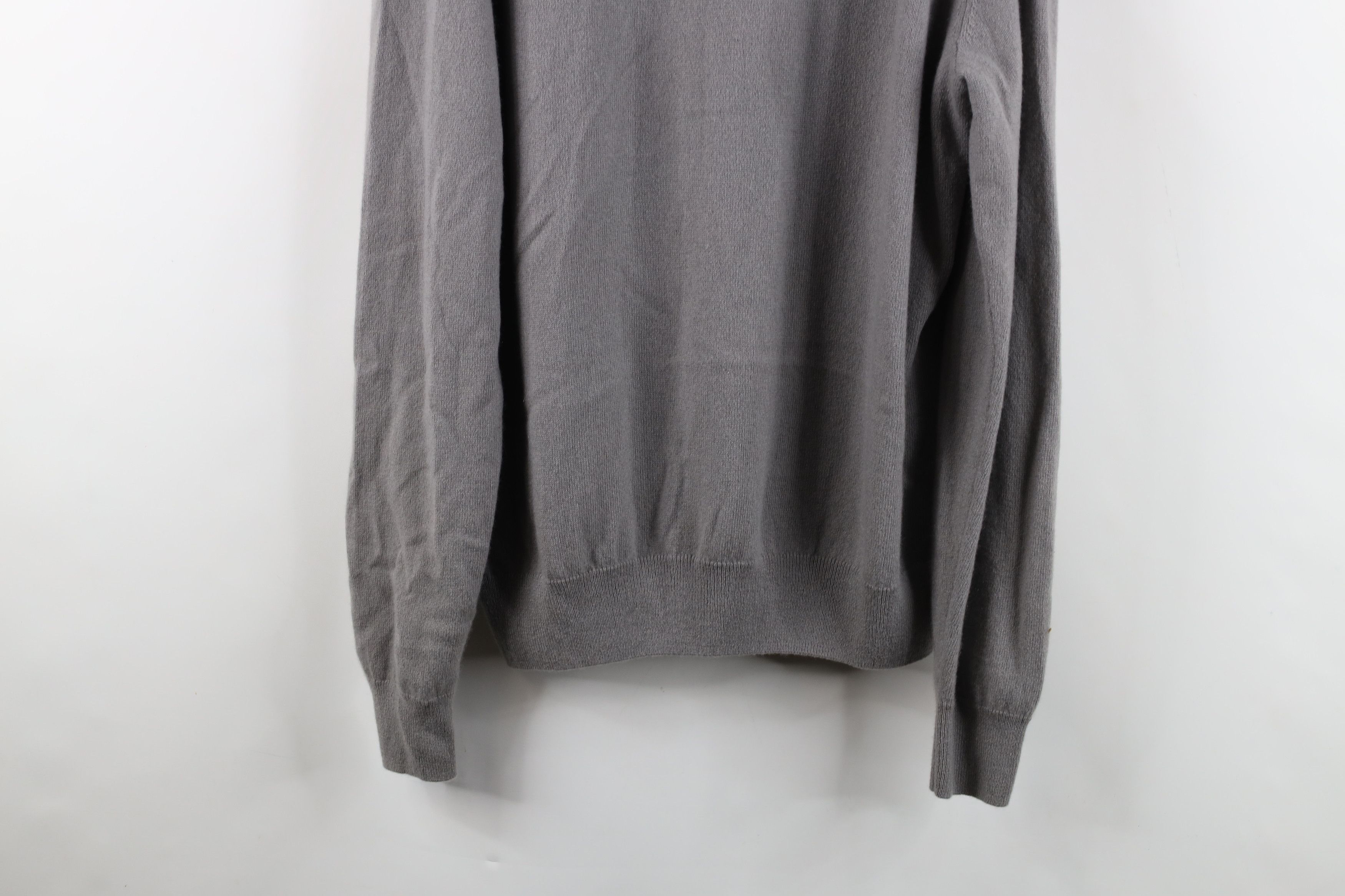 Vintage Vintage Streetwear Soft Cashmere Knit Crewneck Sweater Gray Size US XL / EU 56 / 4 - 10 Thumbnail
