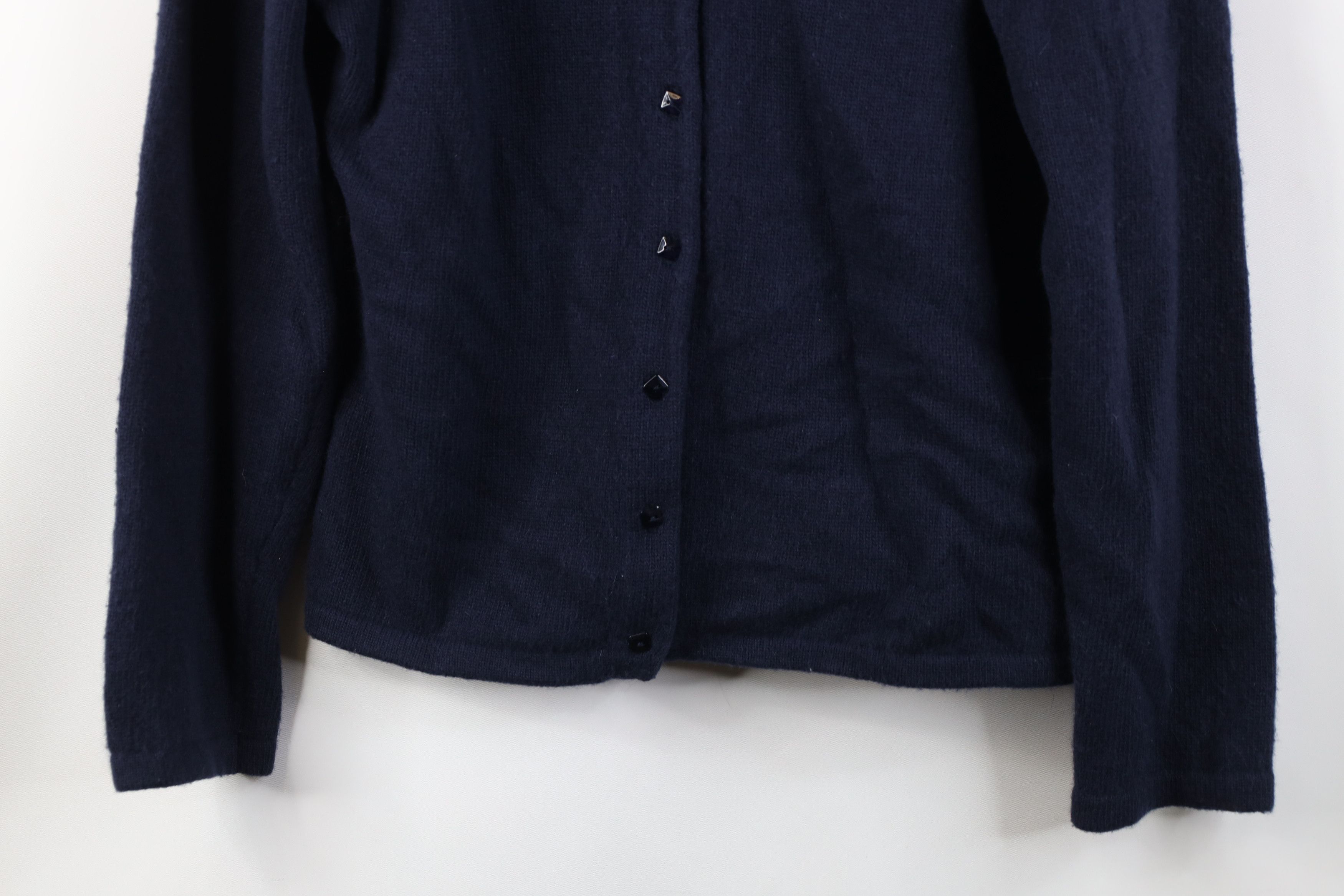 Vintage Vintage 90s Streetwear Lambswool Angora Knit Sweater Blue Size M / US 6-8 / IT 42-44 - 3 Thumbnail