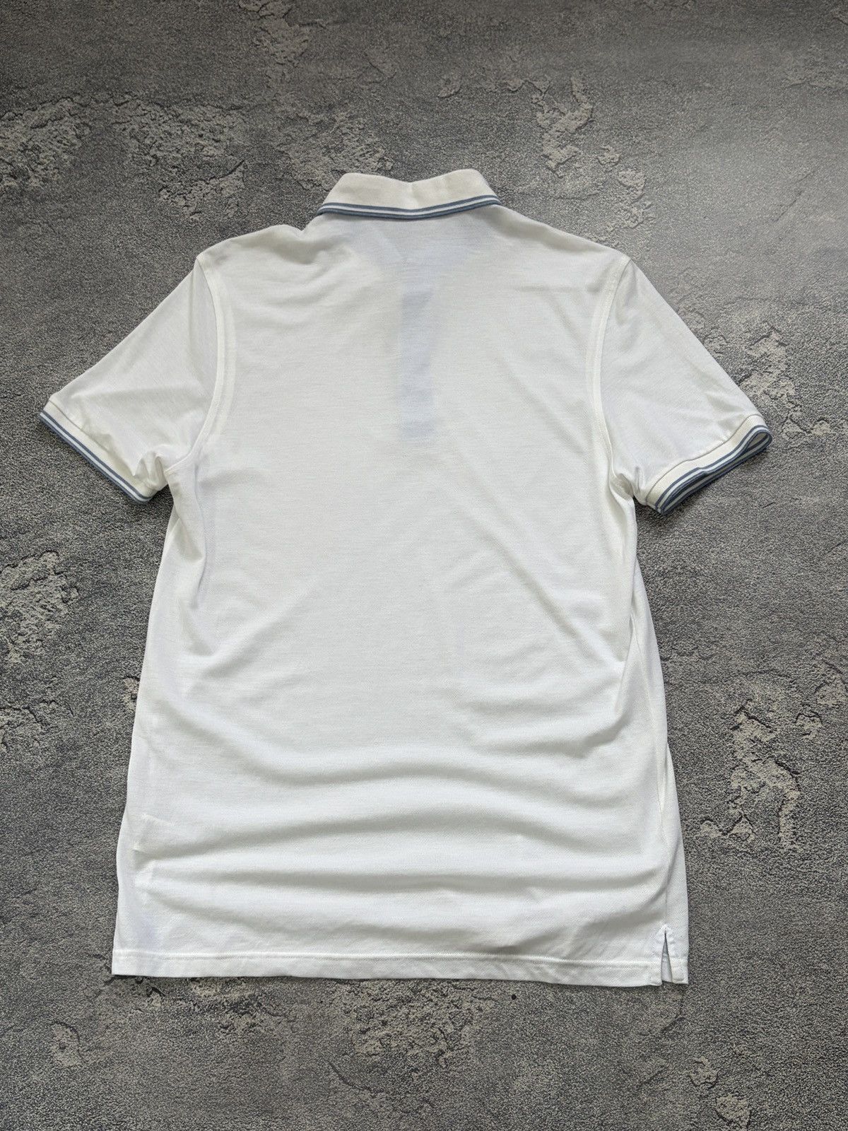 Gran Sasso Gran Sasso Italy White Cotton Polo Shirt 50 L Knit Casual Size US L / EU 52-54 / 3 - 2 Thumbnail