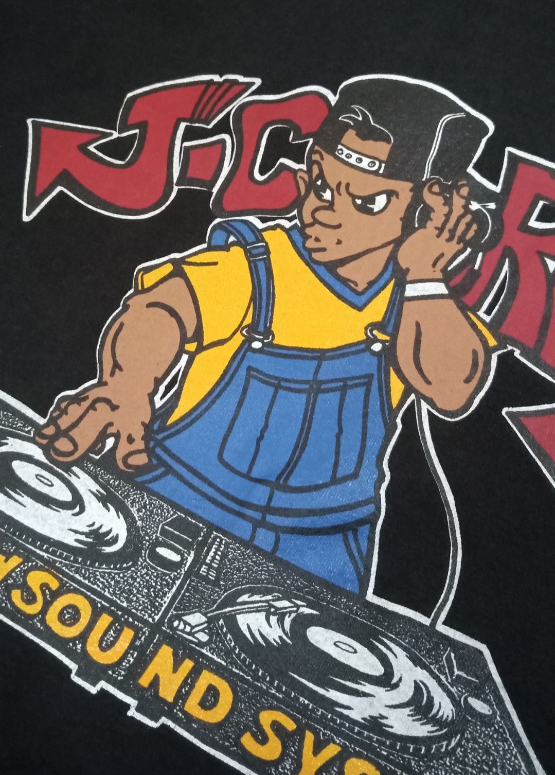 Band Tees × Rap Tees Vintage 90s J.Crew Sound System Dj Rapper T-shirt Size US L / EU 52-54 / 3 - 8 Thumbnail