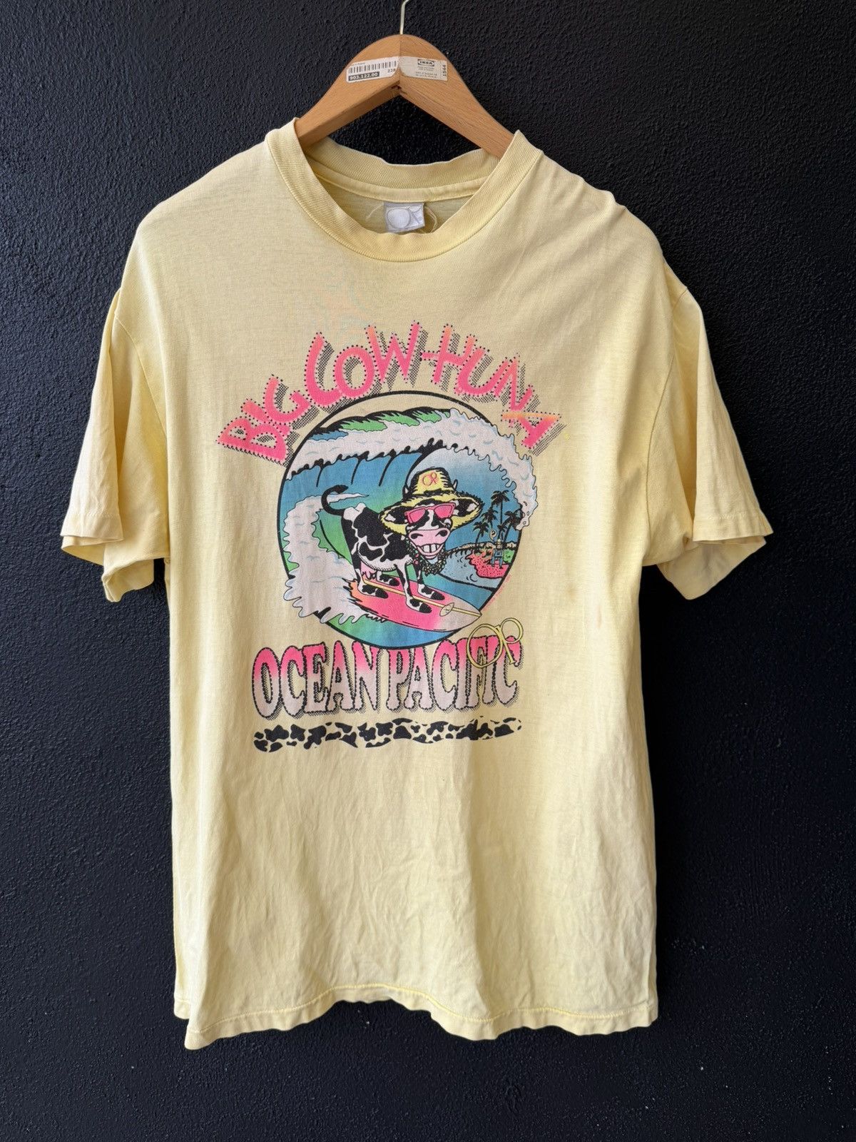Ocean Pacific Vintage 90s Ocean Pacific OP "Cow Huna" Surfing Hawaii Ter Size US XL / EU 56 / 4 - 1 Thumbnail