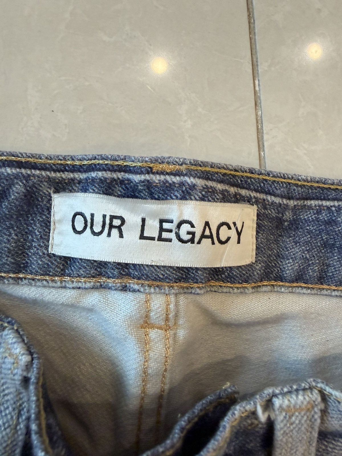Our Legacy OUR LEGACY THIRD CUT DIGITAL PRINT DENIM Size US 33 - 4 Thumbnail