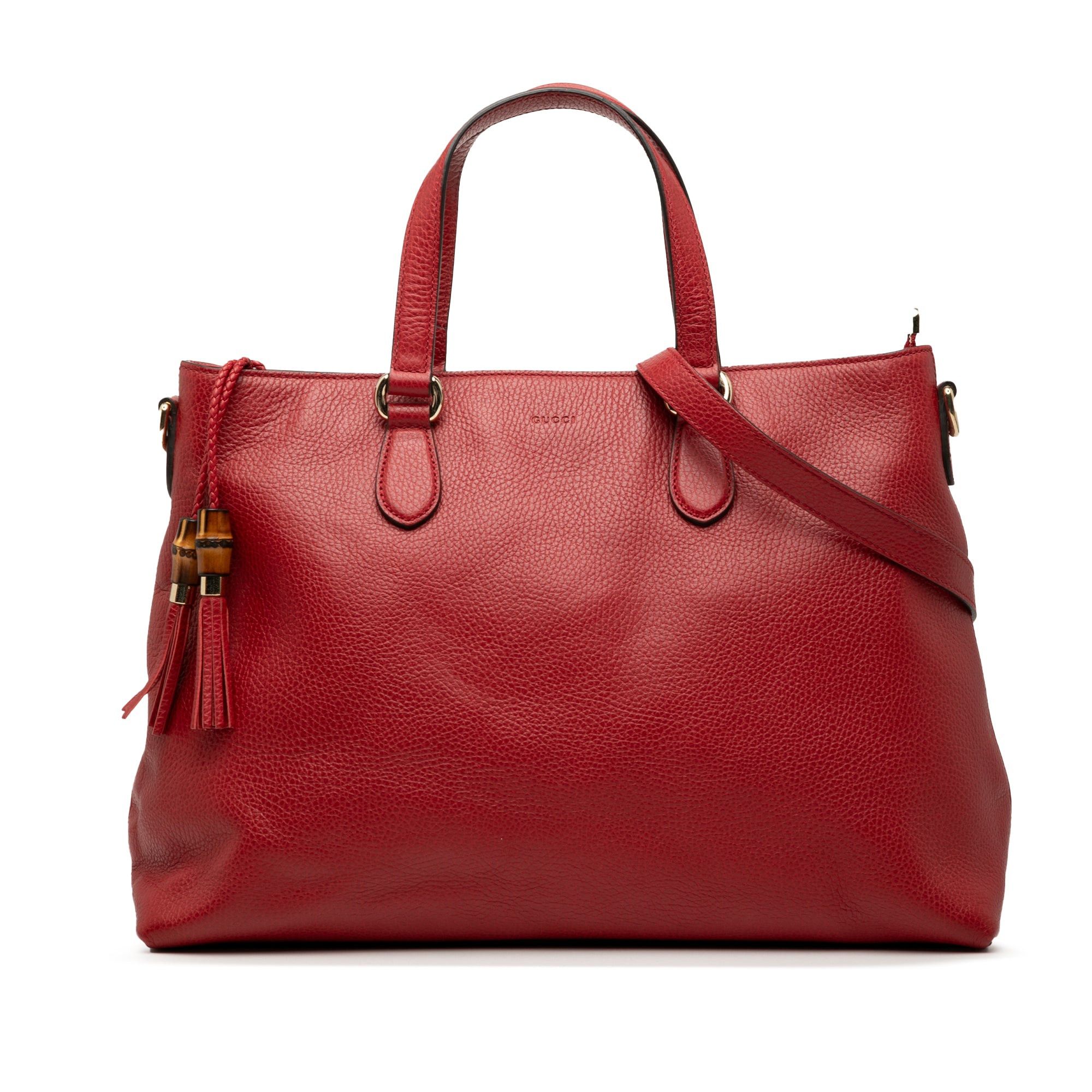 Gucci Leather Bamboo Tassel Satchel Size ONE SIZE - 1 Thumbnail
