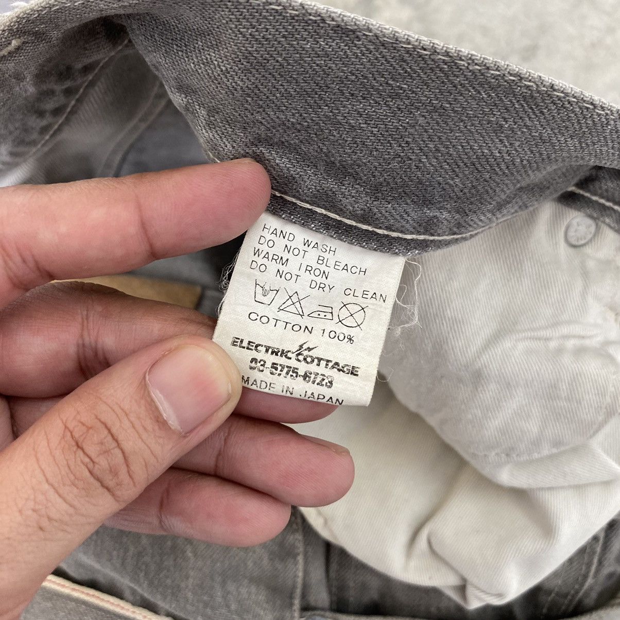Electric Cottage Summer 2002 Hiroshi Fujiwara Electric Cottage Selvedge Jeans Size US 33 - 22 Thumbnail