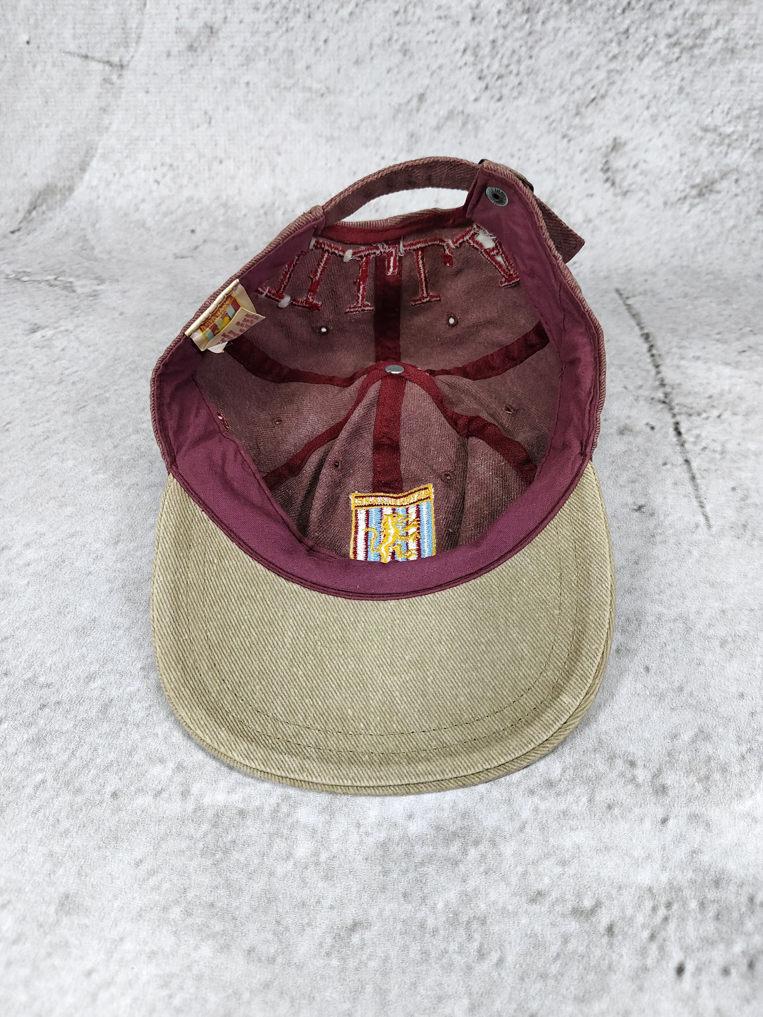 Vintage 90s Aston Villa⚽ Official Embroidered Club Crest Lion Logo Size ONE SIZE - 7 Thumbnail