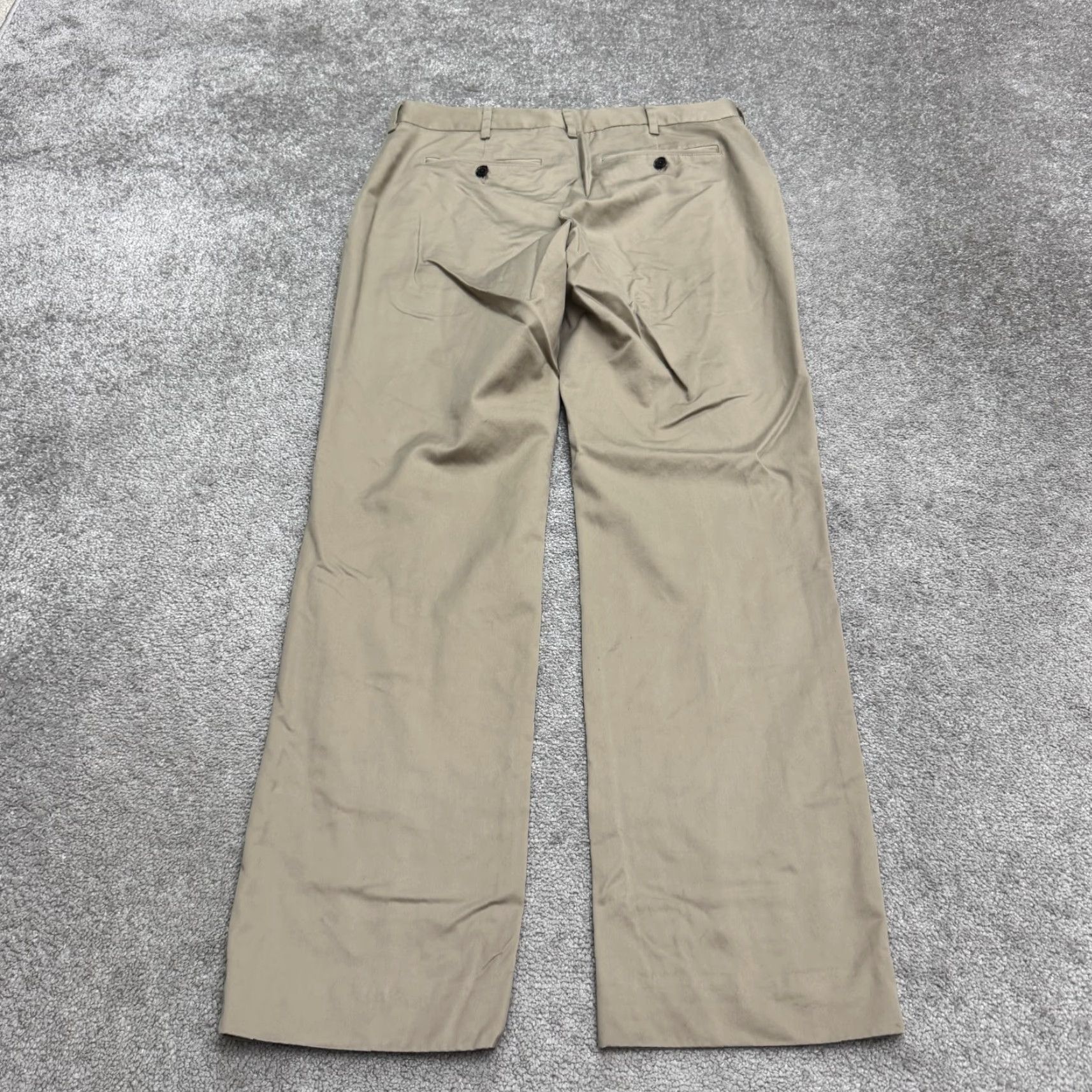 Bonobos Bonobos Pants Mens 33x32 Brown Straight Chino Khaki Wednesday Weekday Warrior Size US 33 - 2 Thumbnail