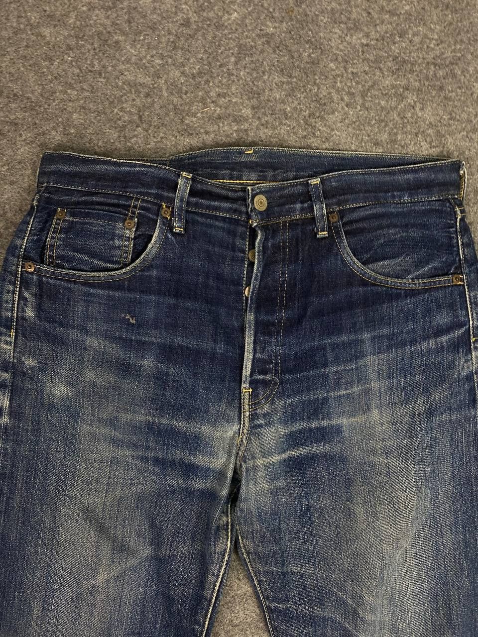 Levi's vintage levis 503b-xx big e selvedge distressed denim Size US 35 - 10 Thumbnail