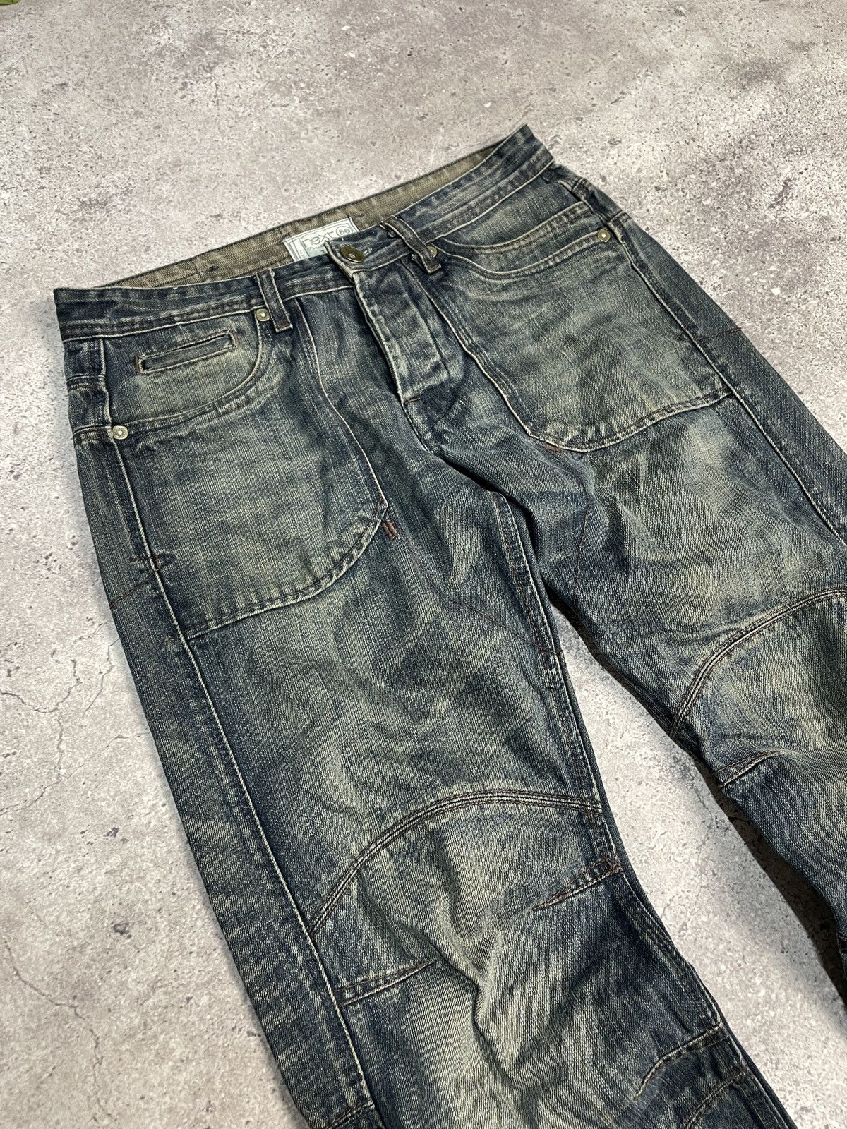Other Vintage G-Star Raw Denim Jeans Embroidered Big Logo Y2K Size US 32 / EU 48 - 4 Thumbnail