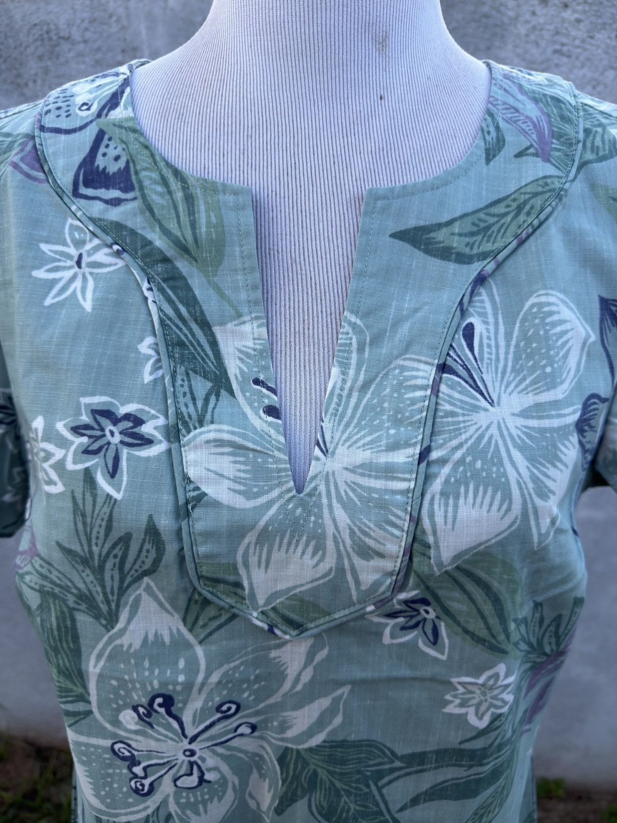 Reyn Spooner New Reyn Spooner Stargazer Short Dress Green Women's 14 Size XL / US 12-14 / IT 48-50 - 3 Thumbnail