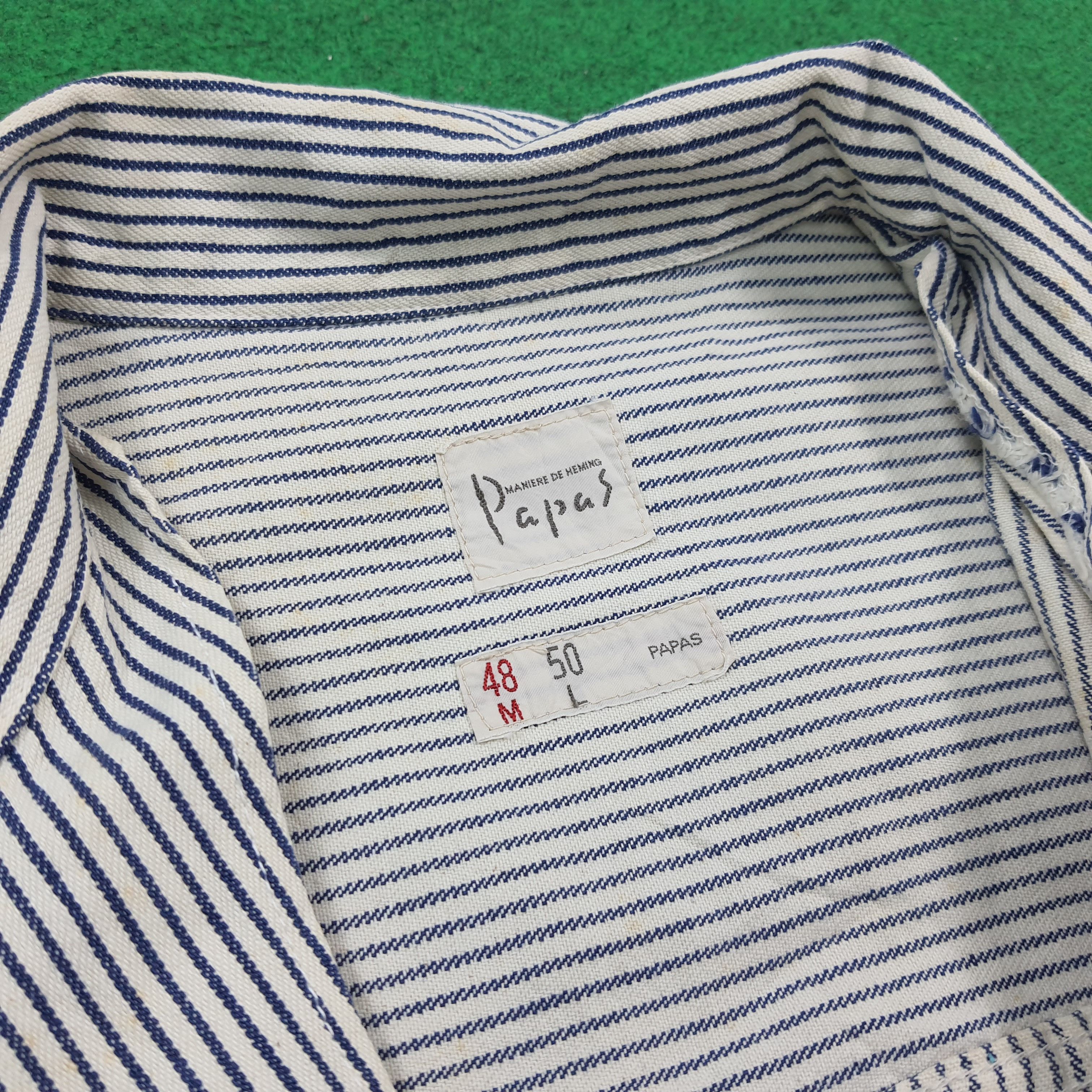 Japanese Brand Vintage PAPAS Stripe Custom Hysteric Coverall C302N19 Size US M / EU 48-50 / 2 - 7 Thumbnail
