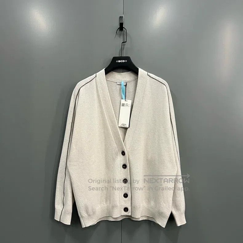 Brunello Cucinelli Brunello Cucinelli Patterned knit cardigan Size US M / EU 48-50 / 2 - 1 Thumbnail
