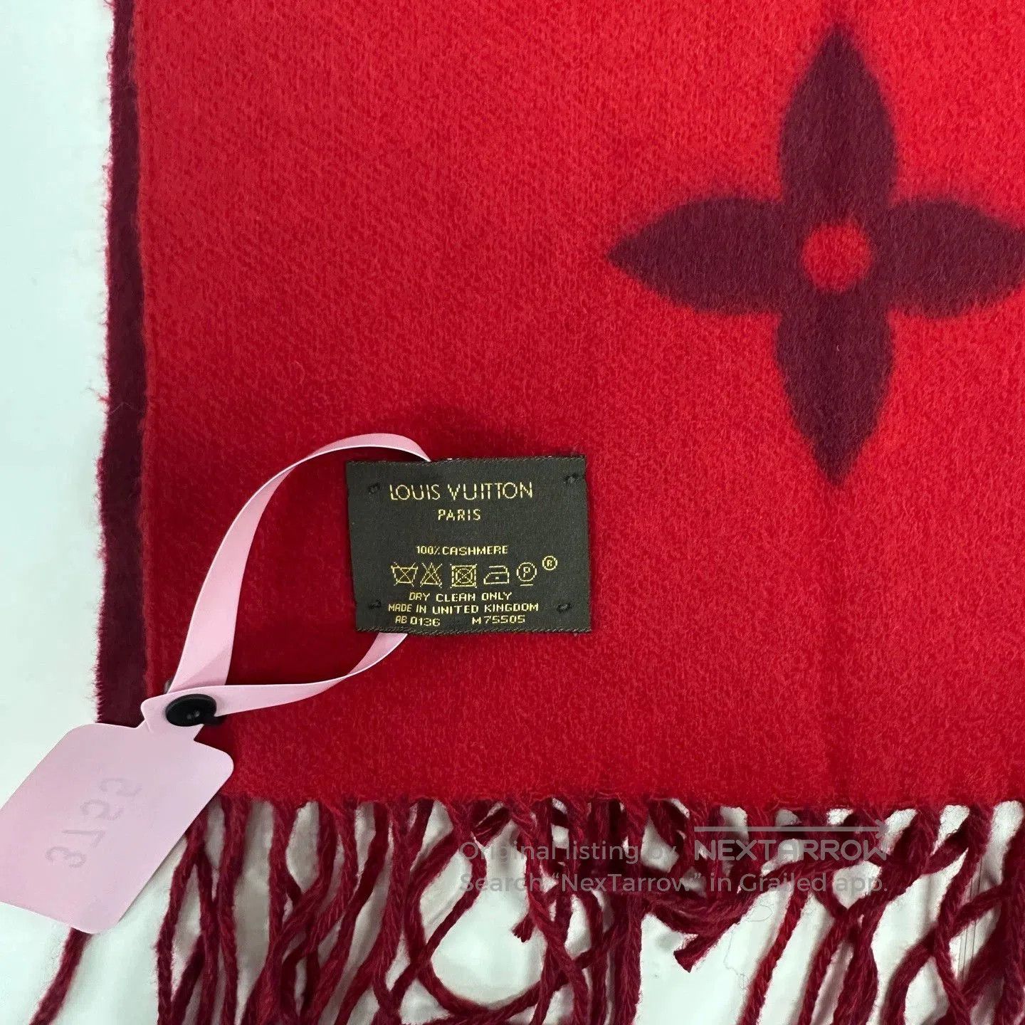 Louis Vuitton Louis Vuitton Double-sided Cashmere Scarf. Size ONE SIZE - 3 Thumbnail