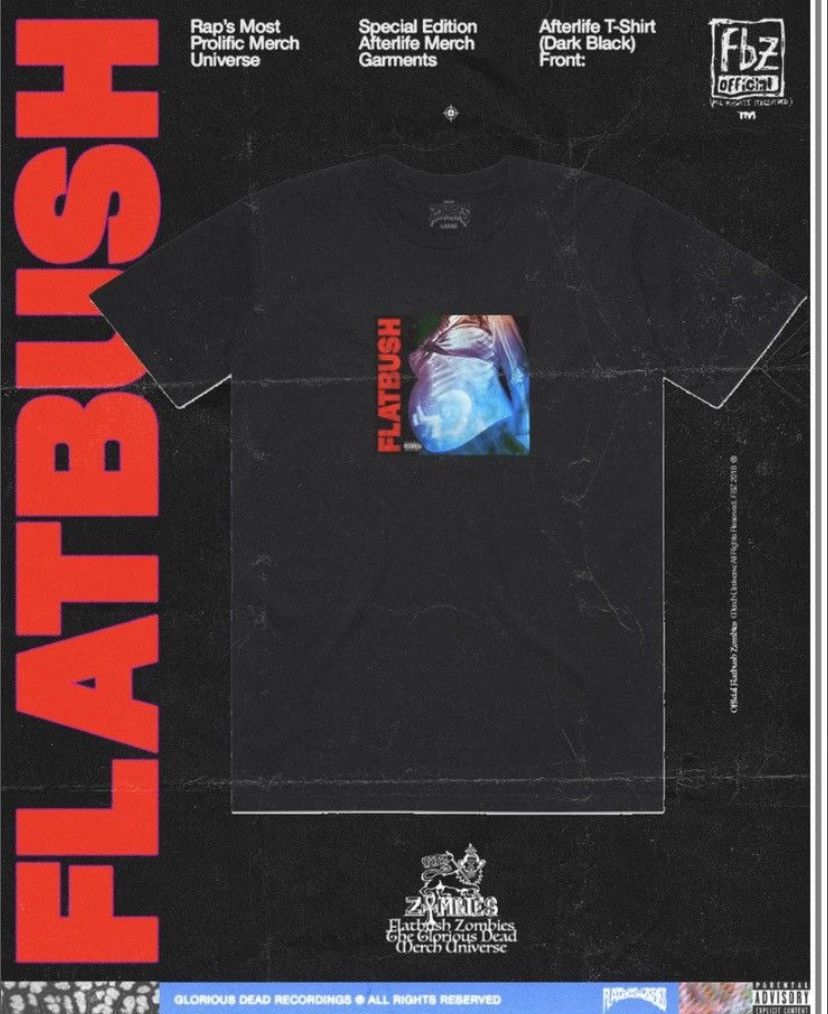 Flatbush Zombies Flatbush Zombies Afterlife Tee Size US M / EU 48-50 / 2 - 1 Thumbnail