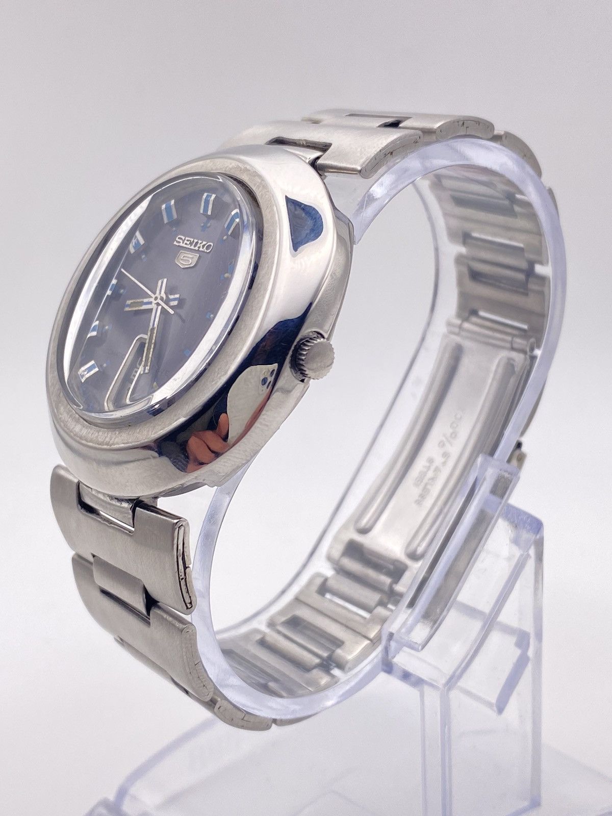 Seiko Seiko 5 Automatic 6319 Blue Dial Vintage Men’s Wristwatch Size 40 - 6 Thumbnail