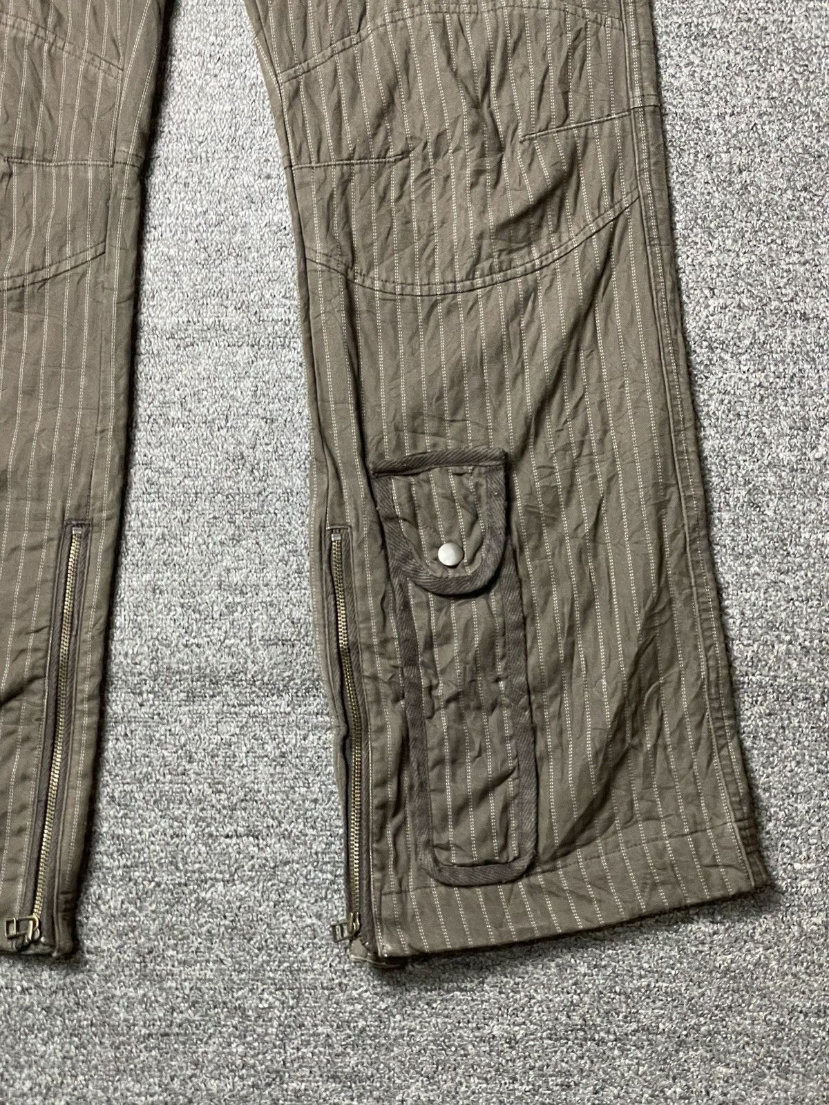 If Six Was Nine × Japanese Brand × Le Grande Bleu (L.G.B.) Japanese Brand Double Knee Stripe Pants (92) Size US 33 - 3 Thumbnail