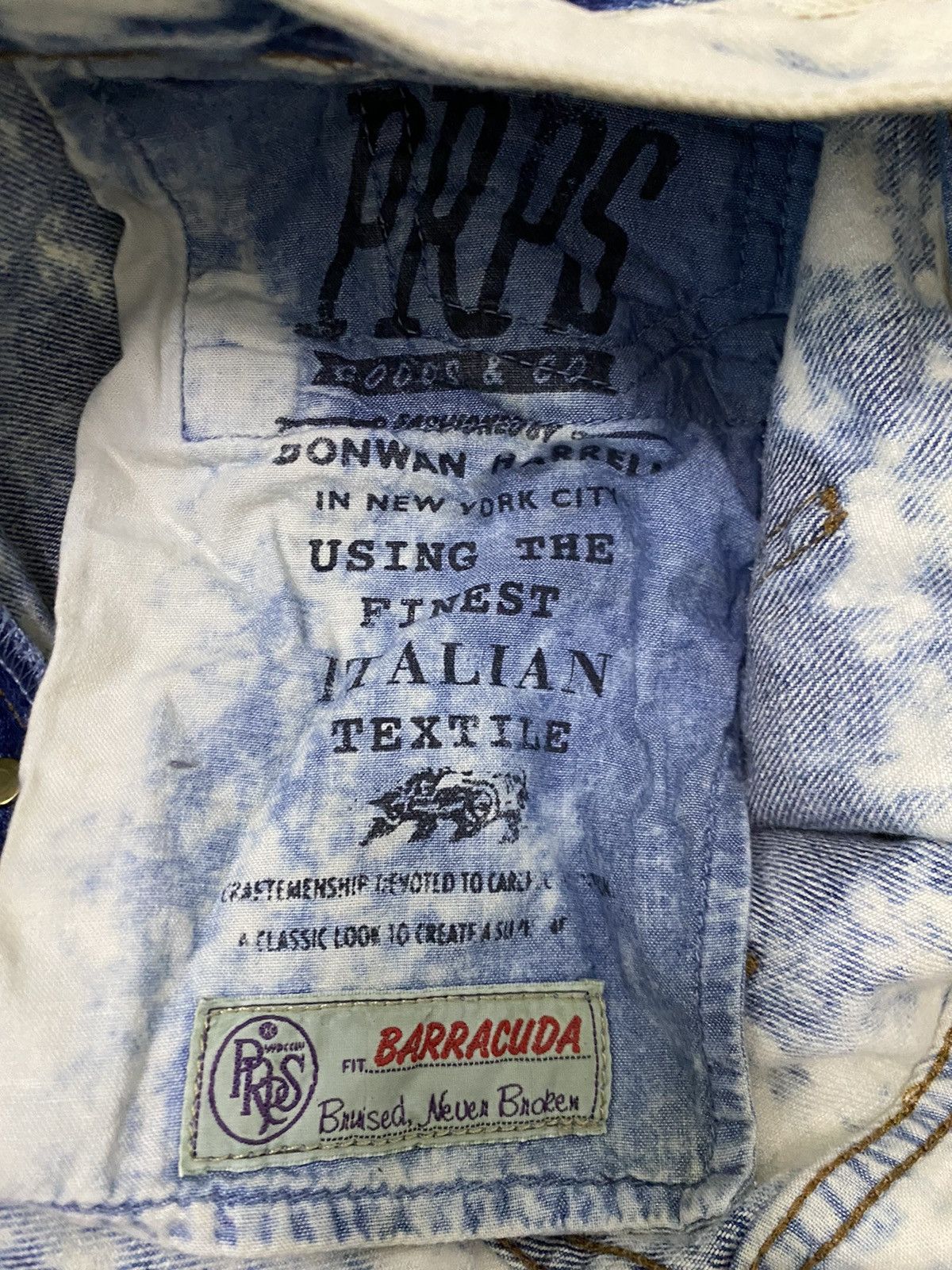 Japanese Brand × Prps PRPS ACID WASH DONWAN HARREL DESIGN Size US 33 - 6 Thumbnail