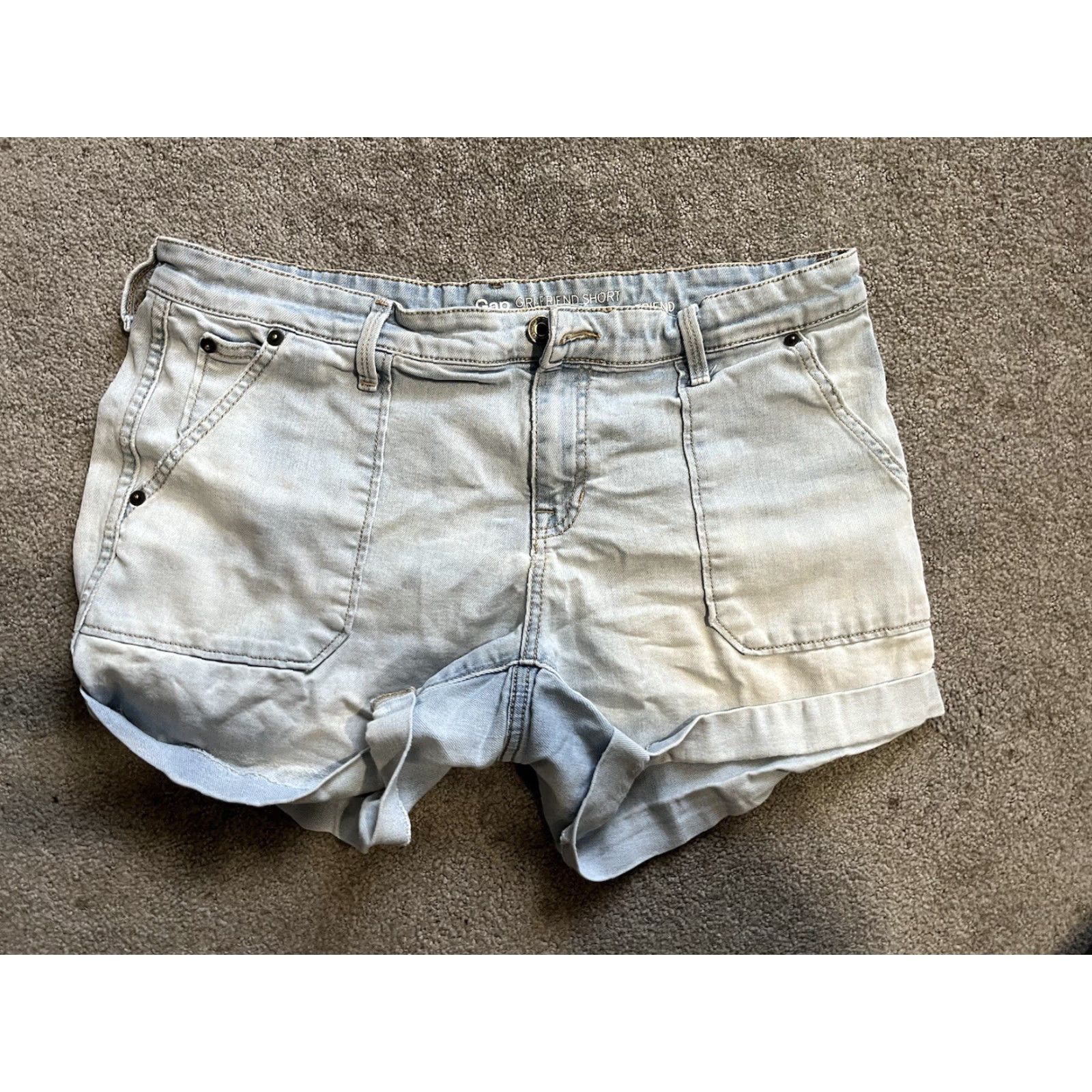 Gap Gap Jeans Shorts Womens Size 10 Denim Cuffed Size 30" / US 8 / IT 44 - 2 Thumbnail