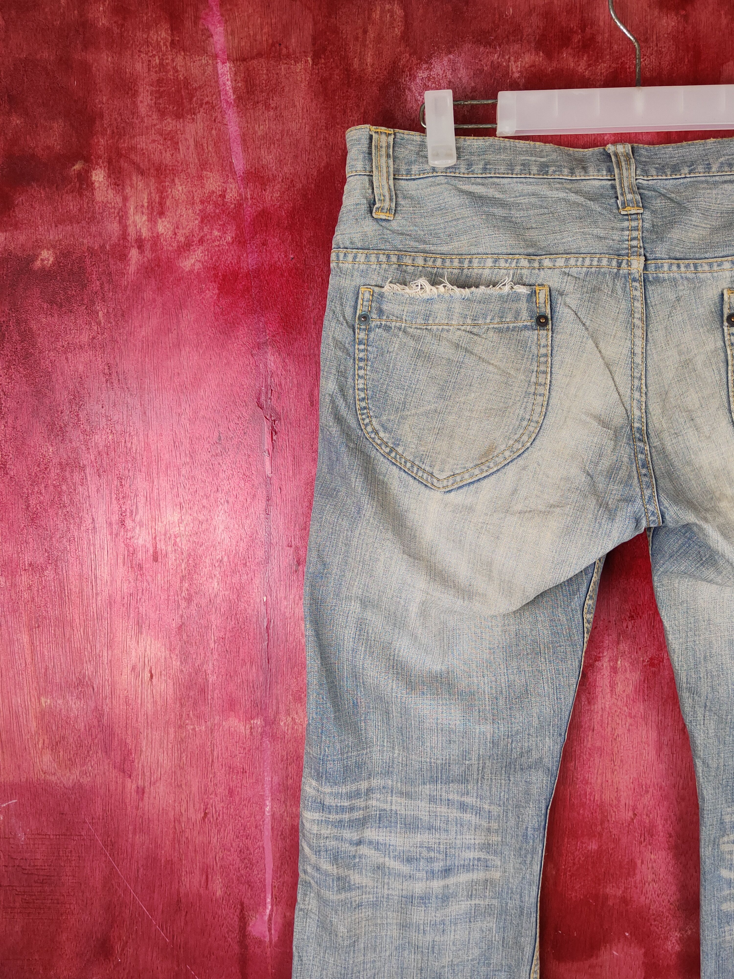 ADAM ET ROPE Adam et Rope Blue Faded Multipocket Denim #S1528 Size US 31 - 8 Thumbnail