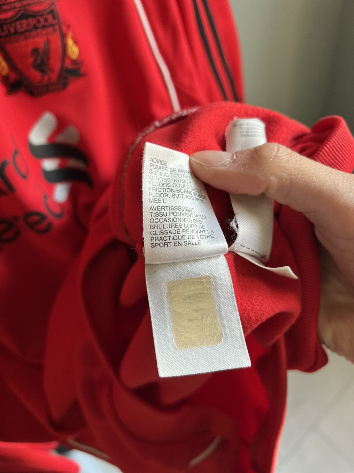 Adidas × Vintage Vintage Adidas Liverpool 2010-11 Soccer Sweatshirt Size US L / EU 52-54 / 3 - 9 Thumbnail