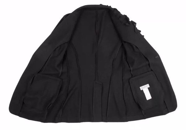 Yohji Yamamoto Yohji Yamamoto Wool coat with decorative lapel design jack Size US M / EU 48-50 / 2 - 5 Thumbnail
