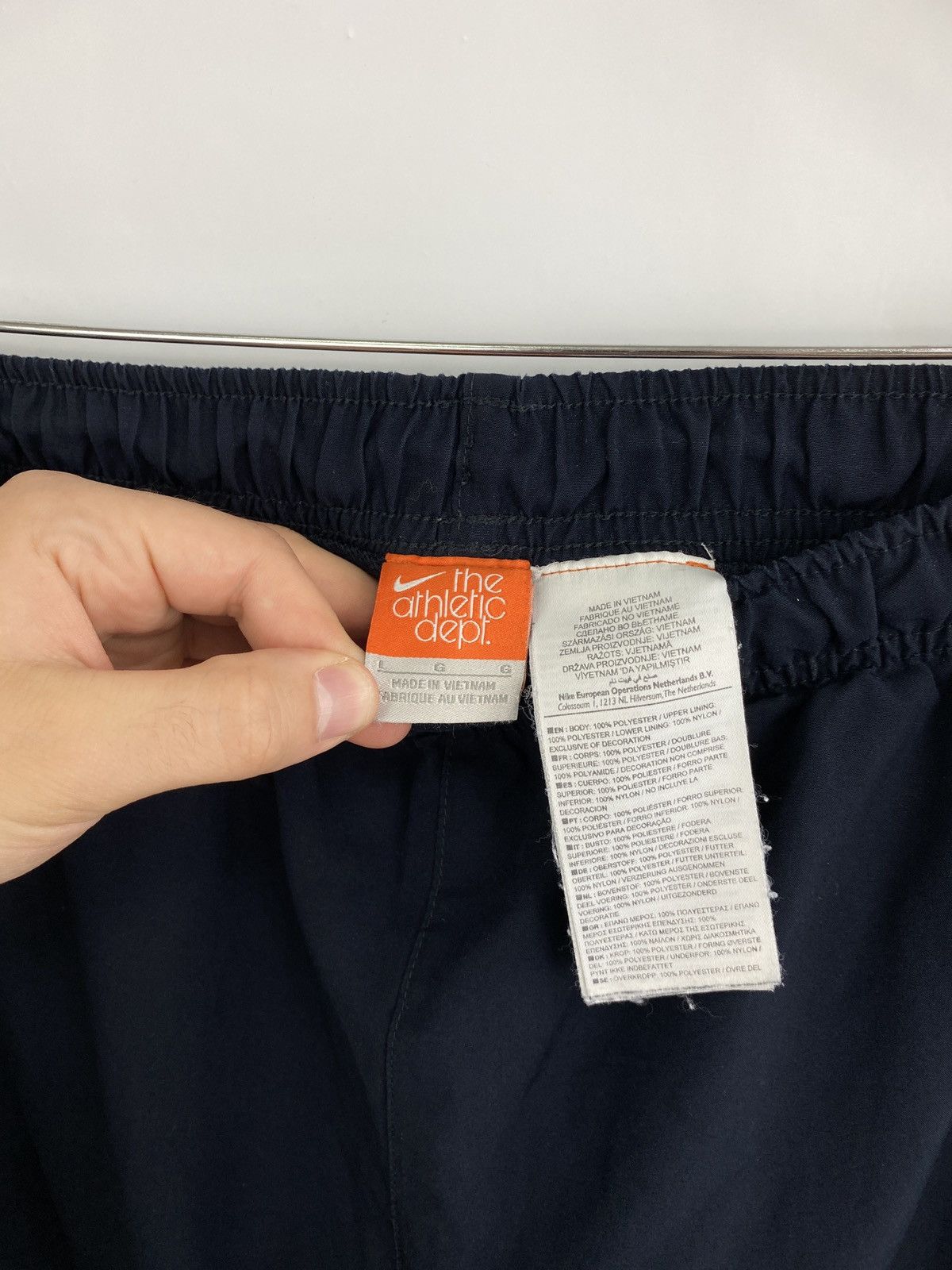 Nike 🇺🇸 Vintage 90s Nike Track Pants Y2K Rare Retro Hype Size US 34 / EU 50 - 7 Thumbnail