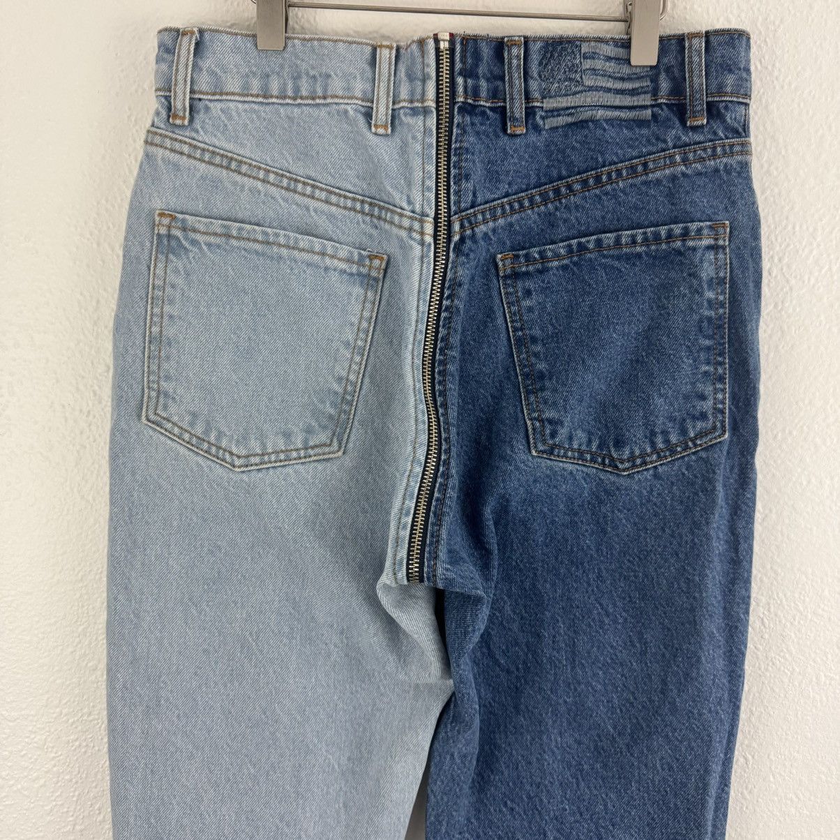 Other REVICE Two Tone Tokyo Ying Yang High Rise Straight Leg Jeans Size 28" / US 6 / IT 42 - 8 Thumbnail