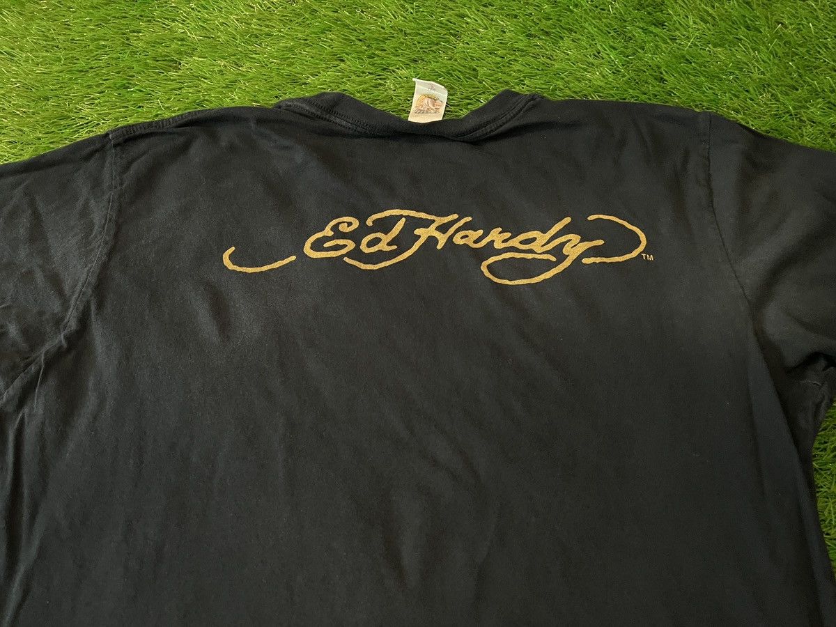 Ed Hardy Ed Hardy Longsleeve Shirt Y2K Big Logo Skull Biker Vintage Size US L / EU 52-54 / 3 - 7 Thumbnail