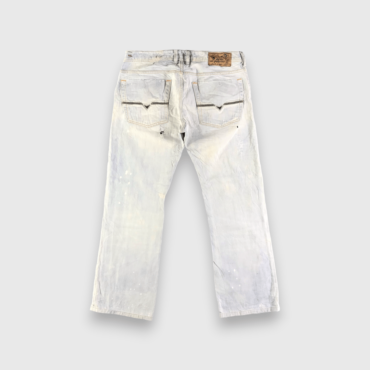 Diesel Vintage Light Wash Diesel Industry Jeans-J3620 Size US 34 / EU 50 - 2 Thumbnail