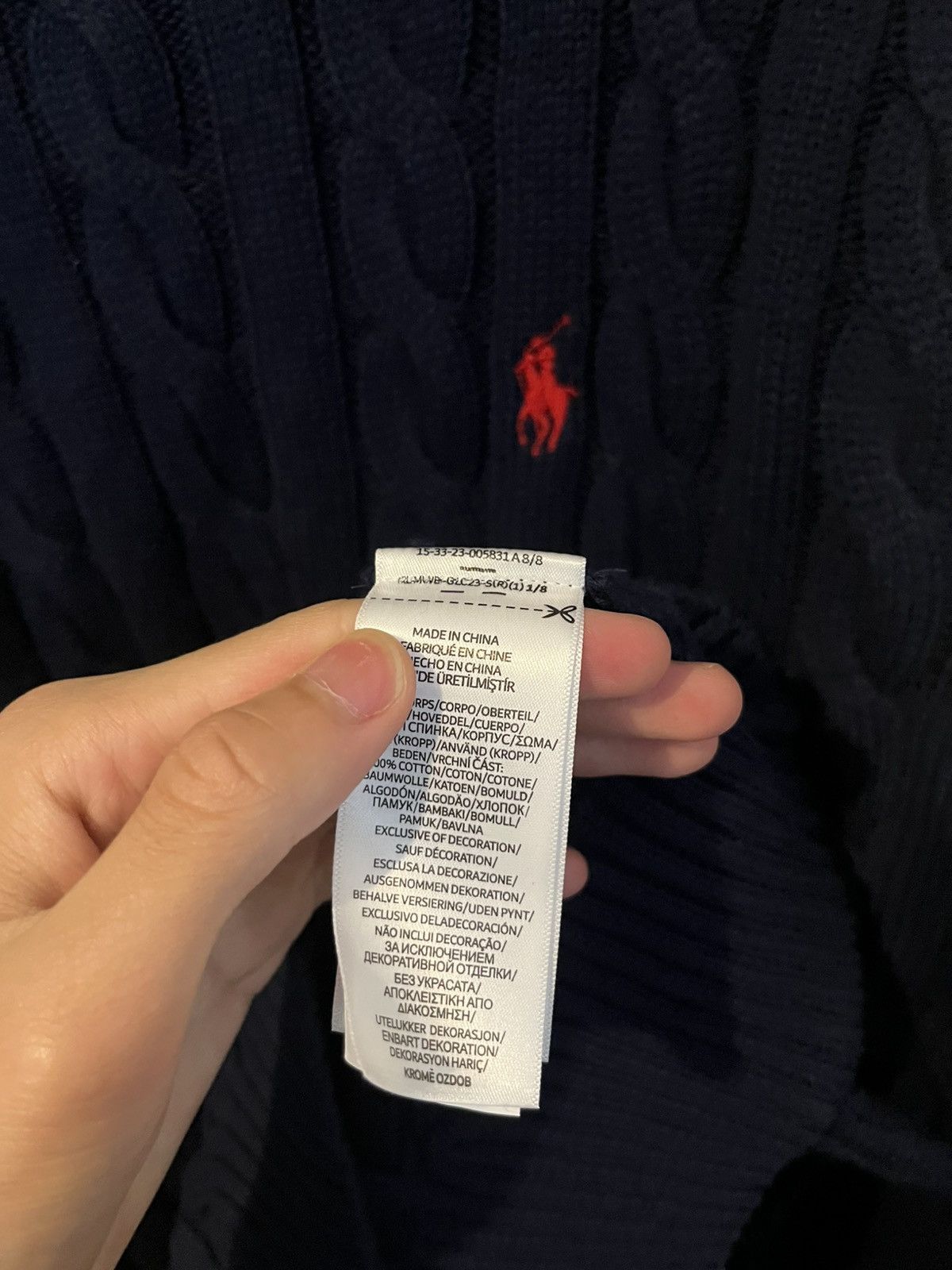 Ralph Lauren Câble-knit sweater Ralph Lauren Size US M / EU 48-50 / 2 - 4 Thumbnail