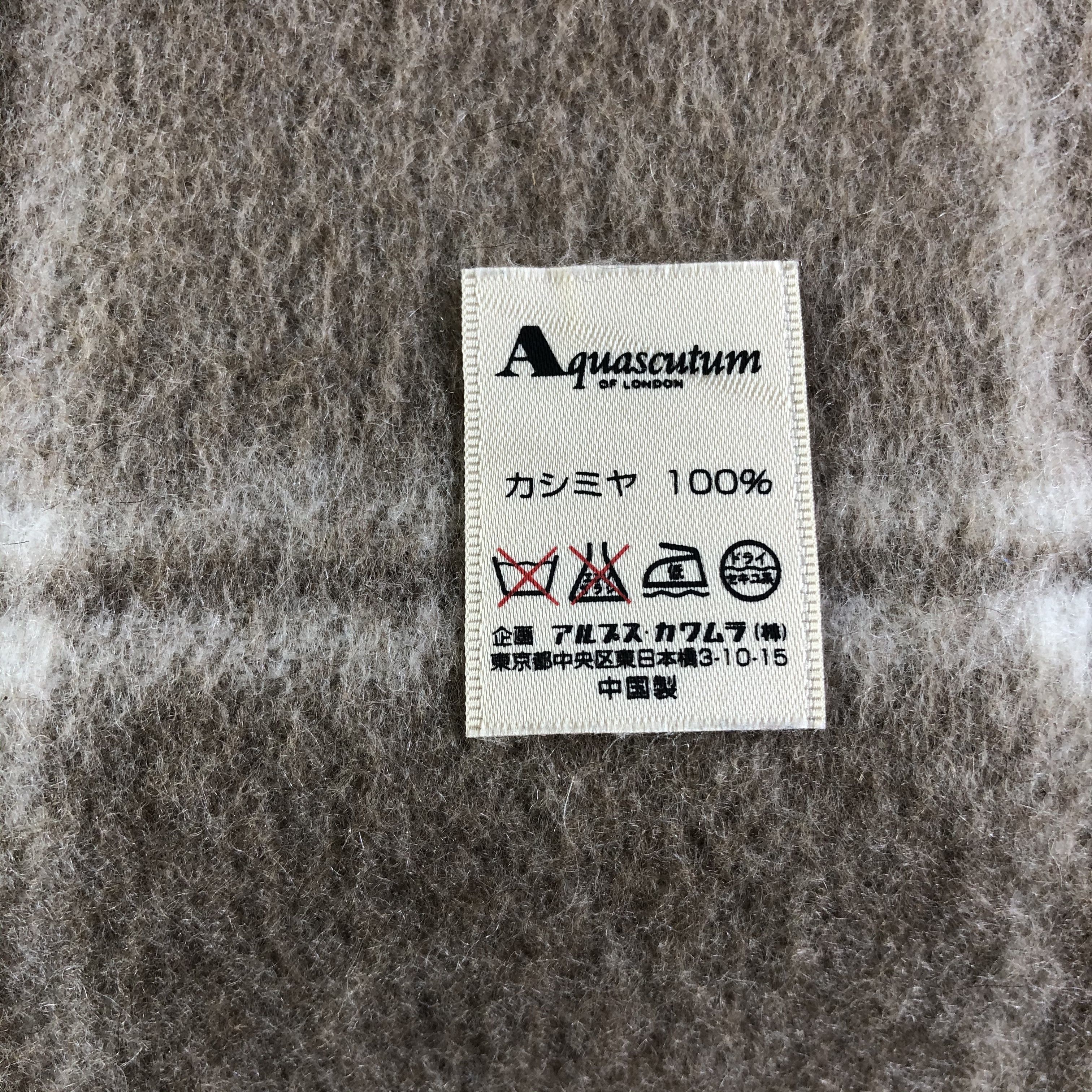 Aquascutum Aquasqutum Scarf / Muffler / Neckwear P424 Size ONE SIZE - 7 Thumbnail