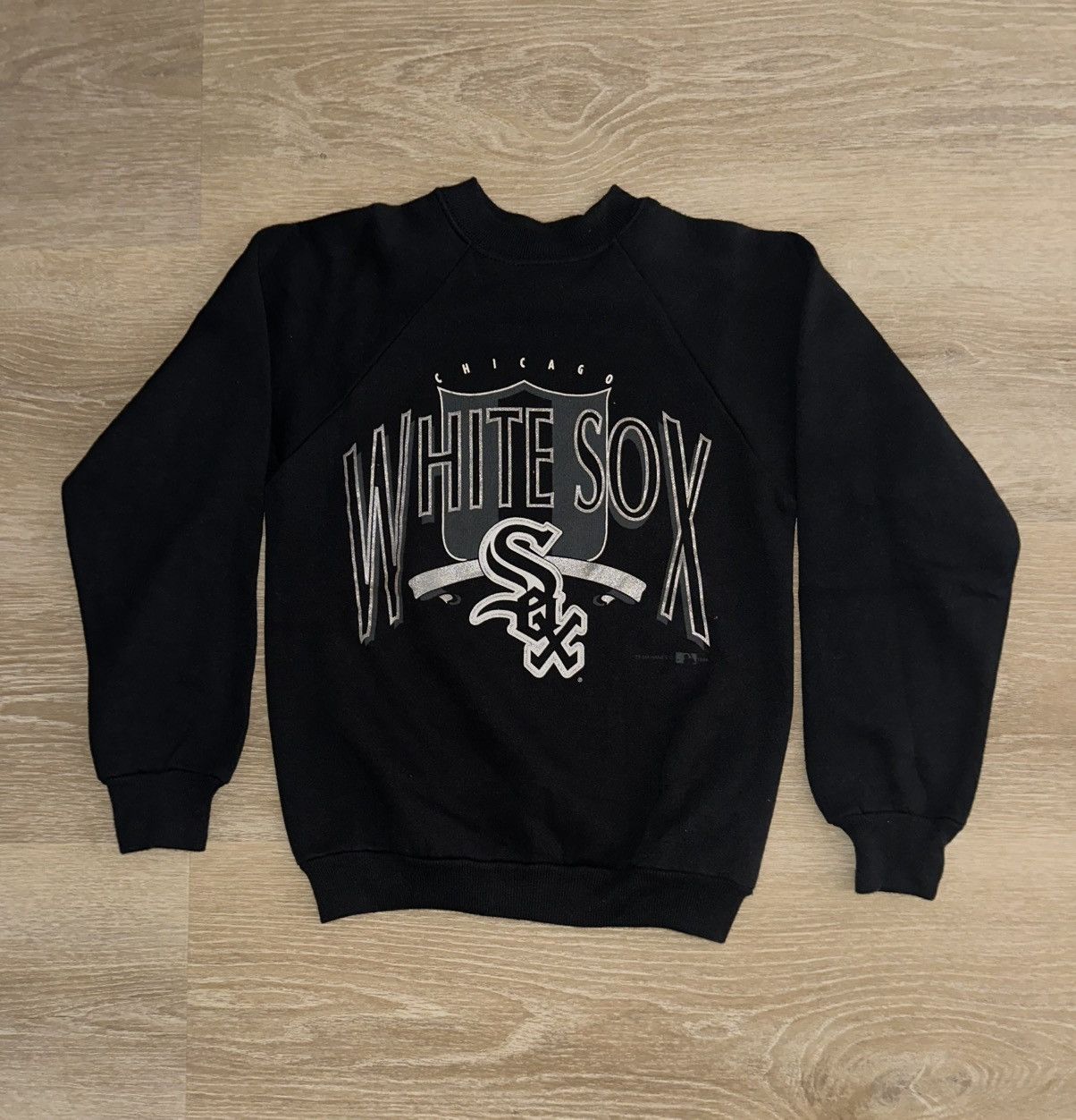 Hanes × MLB × Vintage Vintage 90’s Chicago White Sox MLB Hanes Sweatshirt Size S / US 4 / IT 40 - 1 Thumbnail