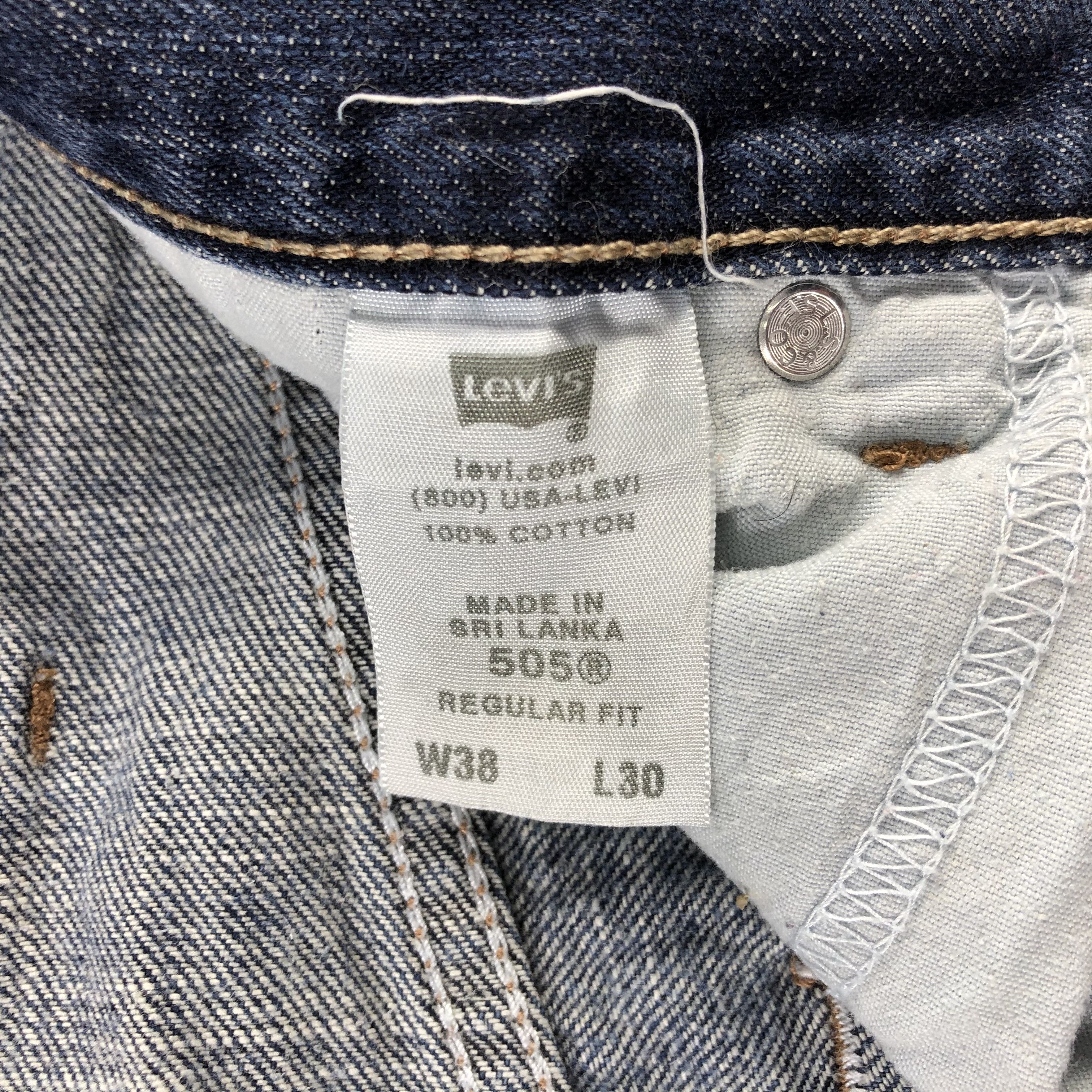 Levi's × Vintage Vintage Blue Wash Levis 505 Jeans-JM3072 Size US 38 / EU 54 - 11 Thumbnail