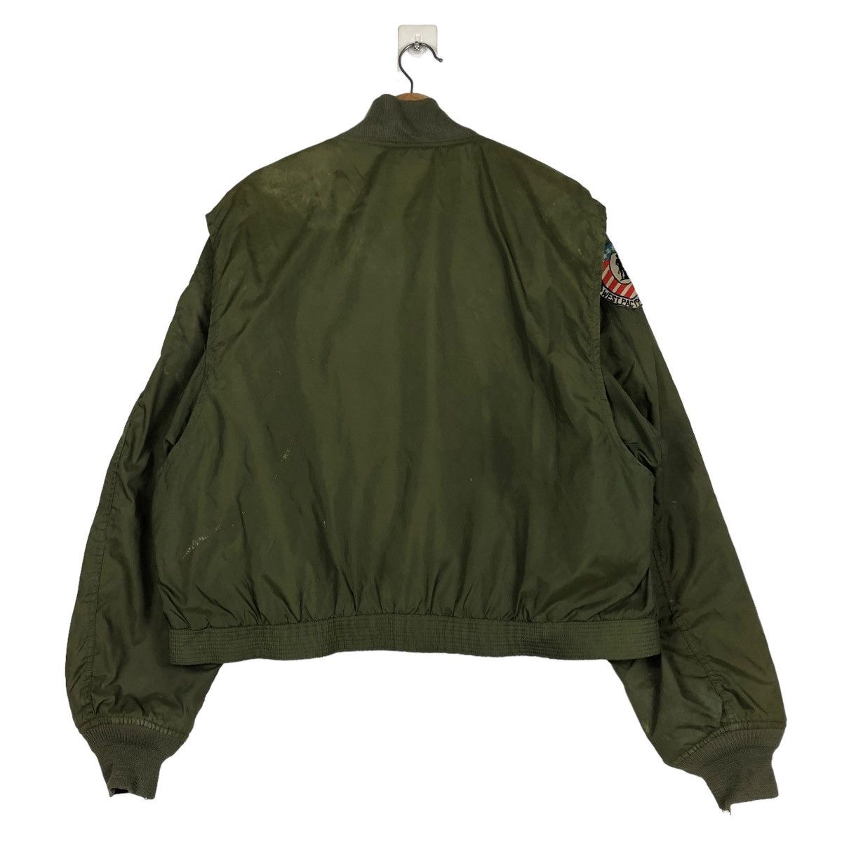Vintage 🔥VINTAGE 60’s FLY BOMBER JACKET MILITARY MADE IN USA Size US L / EU 52-54 / 3 - 10 Thumbnail