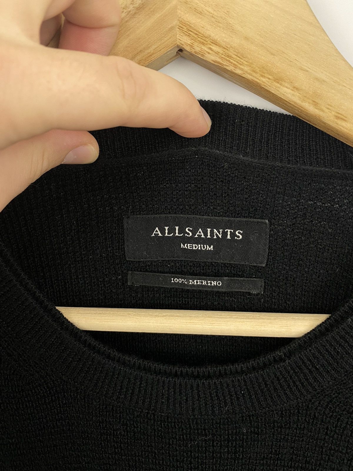 Allsaints 🇯🇵 Rare Allsaints Merino Wool Knit Sweaters Japan Style Retro Size US M / EU 48-50 / 2 - 5 Thumbnail