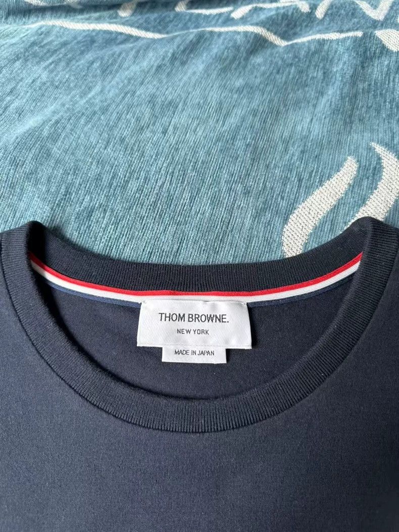 Thom Browne Thom BrowneBlue sleeve label long sleeves 2503-Nextarrow Size US M / EU 48-50 / 2 - 2 Thumbnail