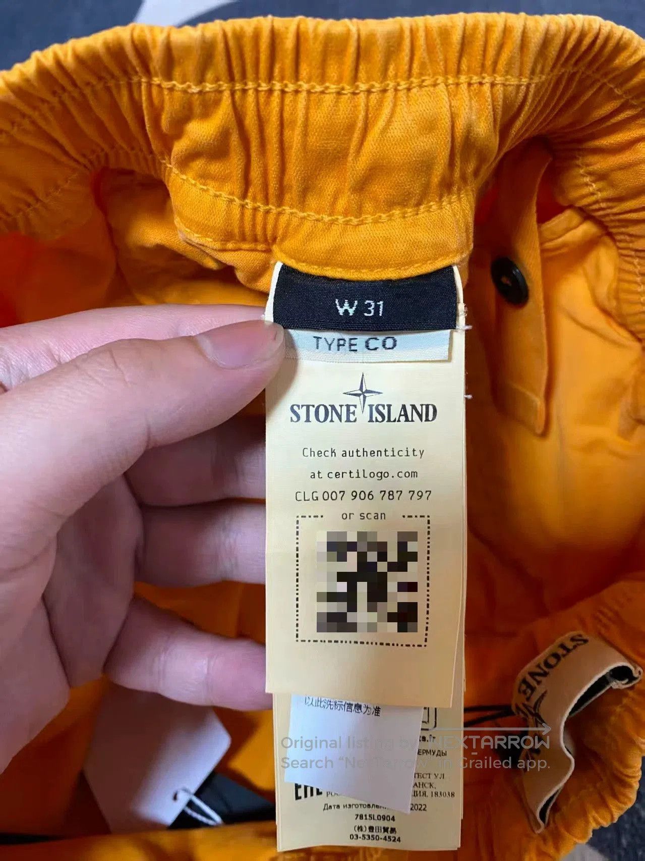 Stone Island stone island casual shorts in vibrant orange. Size US 31 - 3 Thumbnail