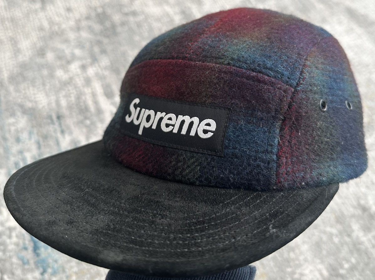 Supreme RARE. Supreme Shadow Plaid Camp Cap. Size ONE SIZE - 4 Thumbnail