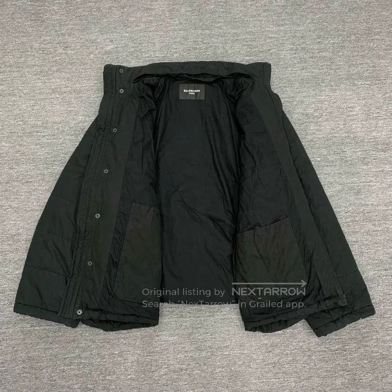 Balenciaga Balenciaga Black Back Logo Cotton Jacket Size US L / EU 52-54 / 3 - 9 Thumbnail
