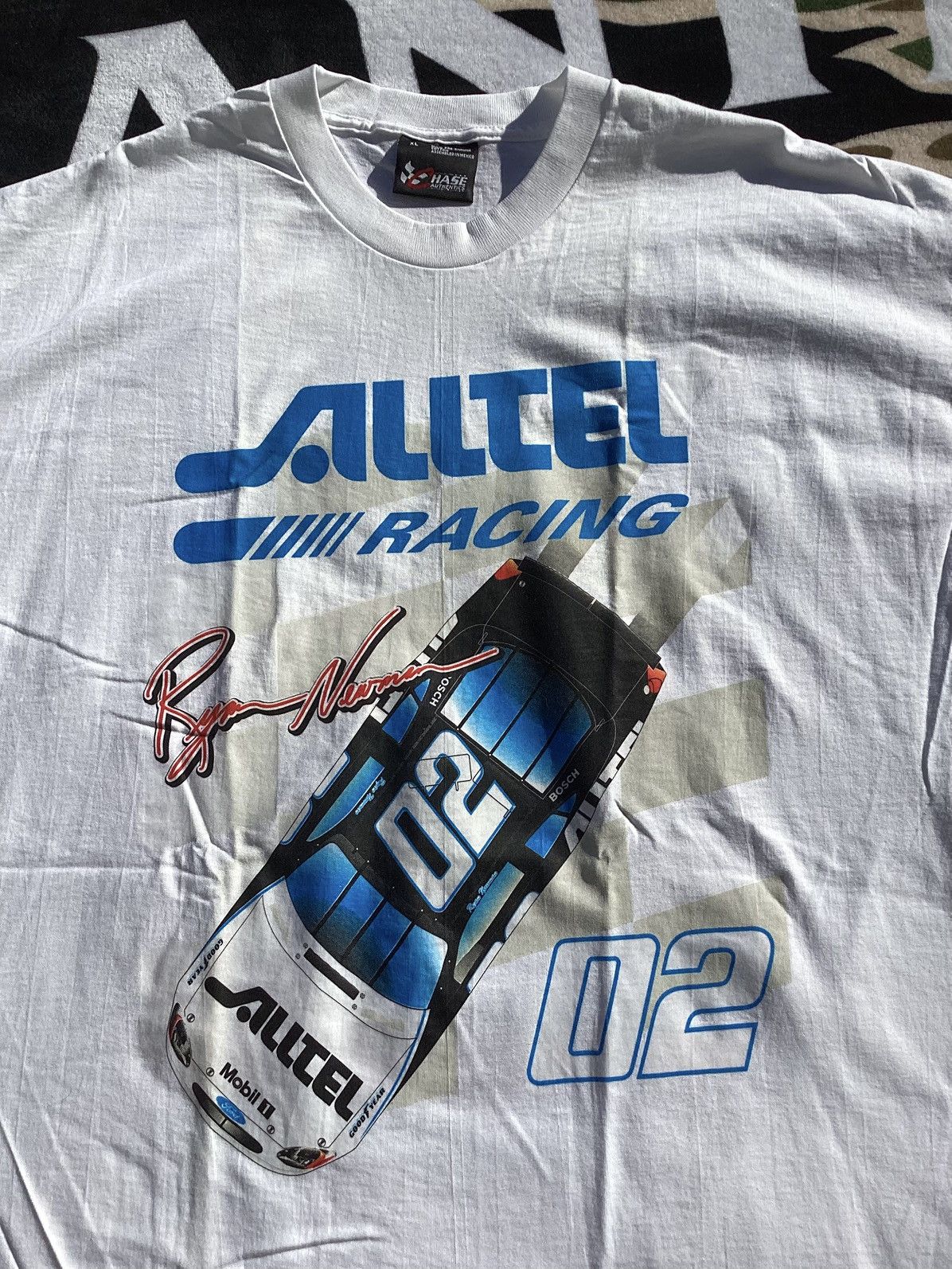 Chase Authentics Vintage Ryan Newman AllTel speed has a voice NASCAR racing T Size US XL / EU 56 / 4 - 3 Thumbnail