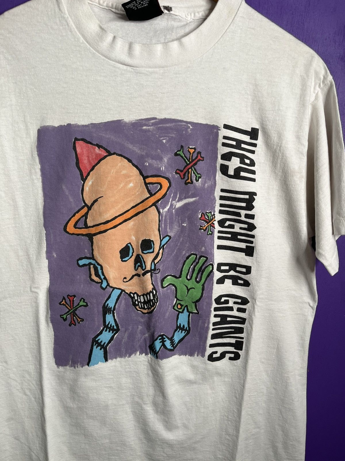 Band Tees × Vintage Vintage 90s They might be giants art tour t-shirt Size US L / EU 52-54 / 3 - 3 Thumbnail