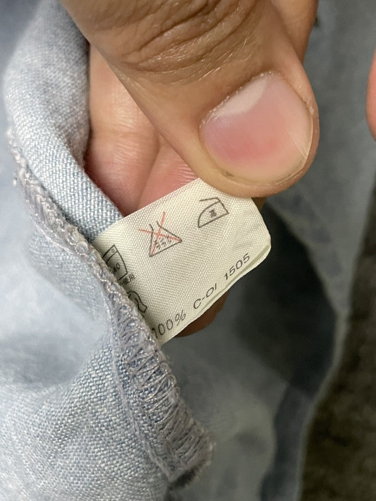 Japanese Brand × Vintage Authentic Mandoc Street Denim Button Up Shirts (82) Size US M / EU 48-50 / 2 - 9 Thumbnail
