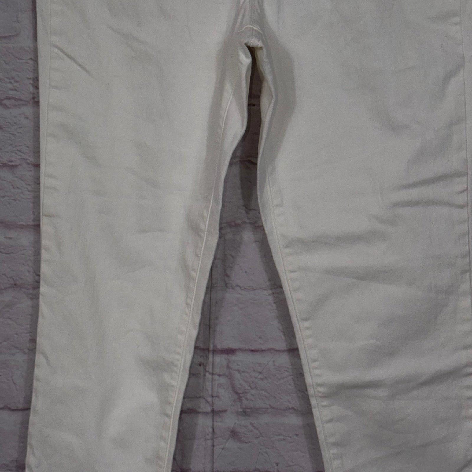 Nine West Nine West Women's White Gramercy Crop Jeans Size 8 NWT Size 30" / US 8 / IT 44 - 4 Thumbnail