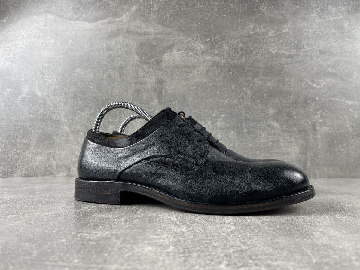 Pantanetti Pantanetti Handcrafted Avant Garde Leather Derby Boots Size US 7 / EU 40 - 2 Thumbnail