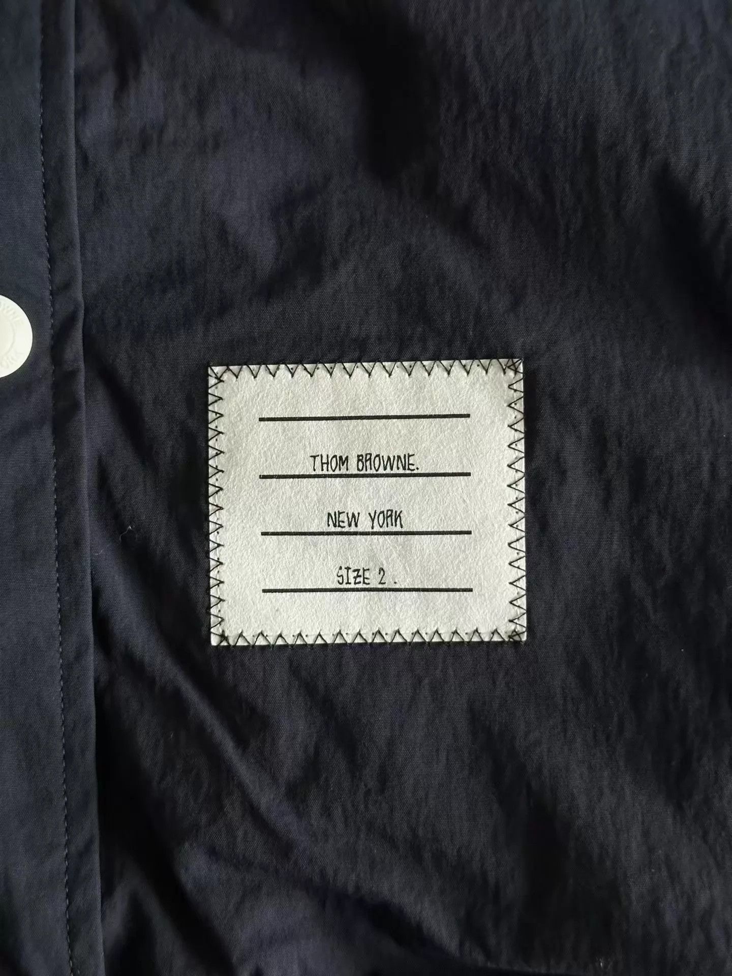 Thom Browne Thom Browne Double Logo Shirt-Jacket Size 2 Tried On Size US M / EU 48-50 / 2 - 3 Thumbnail