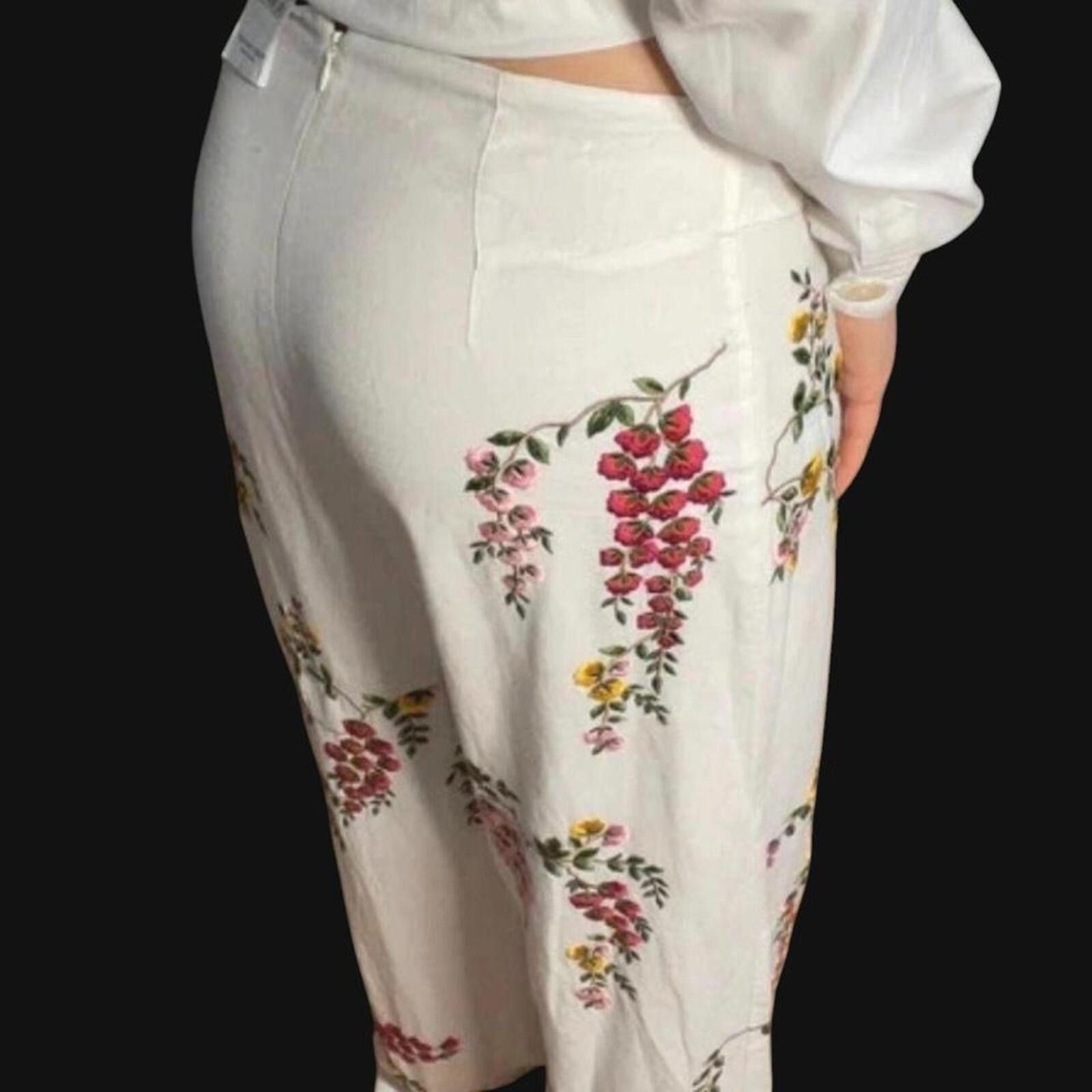 Other Stunning Karen Millen wide leg trousers in white with Size 28" / US 6 / IT 42 - 3 Thumbnail