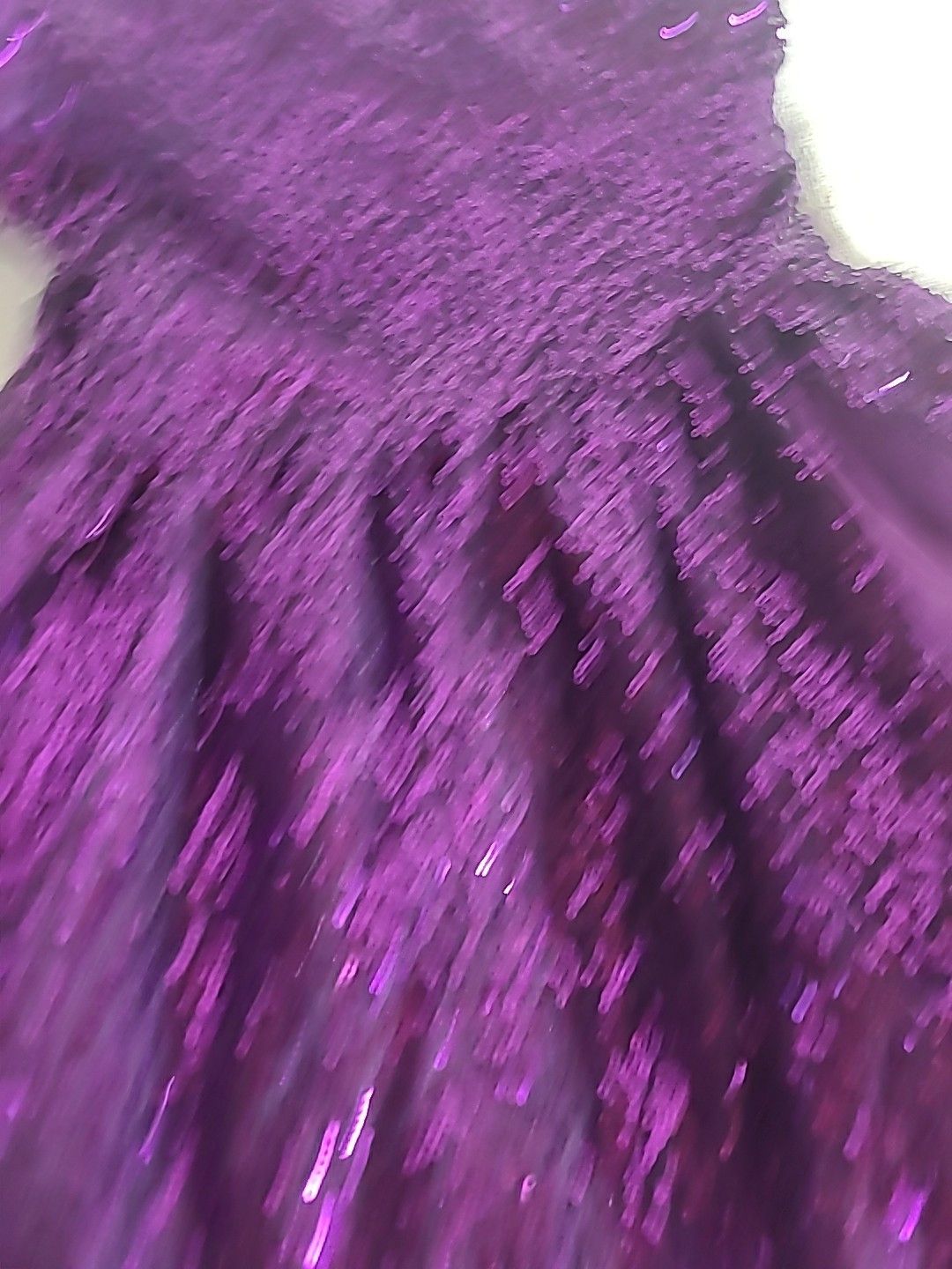 Other Size Small Purple Sequin gown slit , In Time For Prom Size S / US 4 / IT 40 - 9 Thumbnail