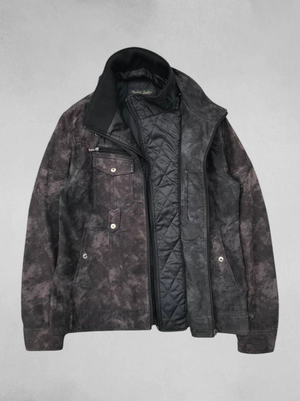 Japanese Brand × Le Grande Bleu (L.G.B.) × Yasuyuki Ishii Bareback Realdress Marbled Punk Jacket Size US XL / EU 56 / 4 - 4 Thumbnail